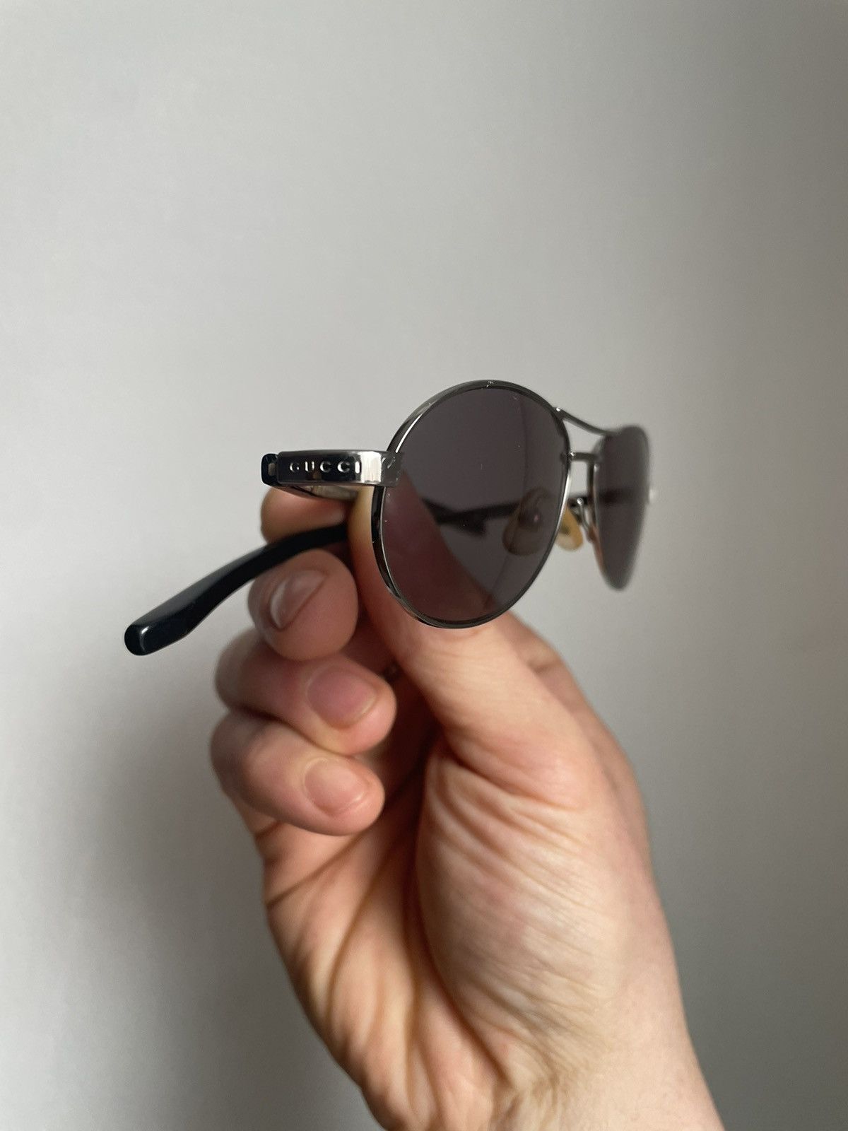 Gucci Gucci Slim Aviator Sunglasses y2k Size ONE SIZE - 5 Thumbnail