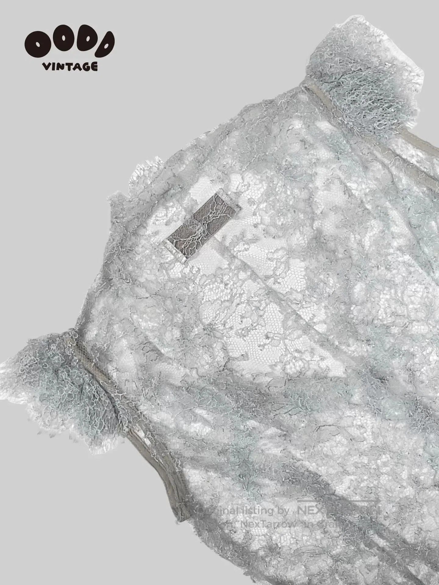 Monique Lhuillier White Lace Fringe Vest Top. Size S / US 4 / IT 40 - 6 Thumbnail