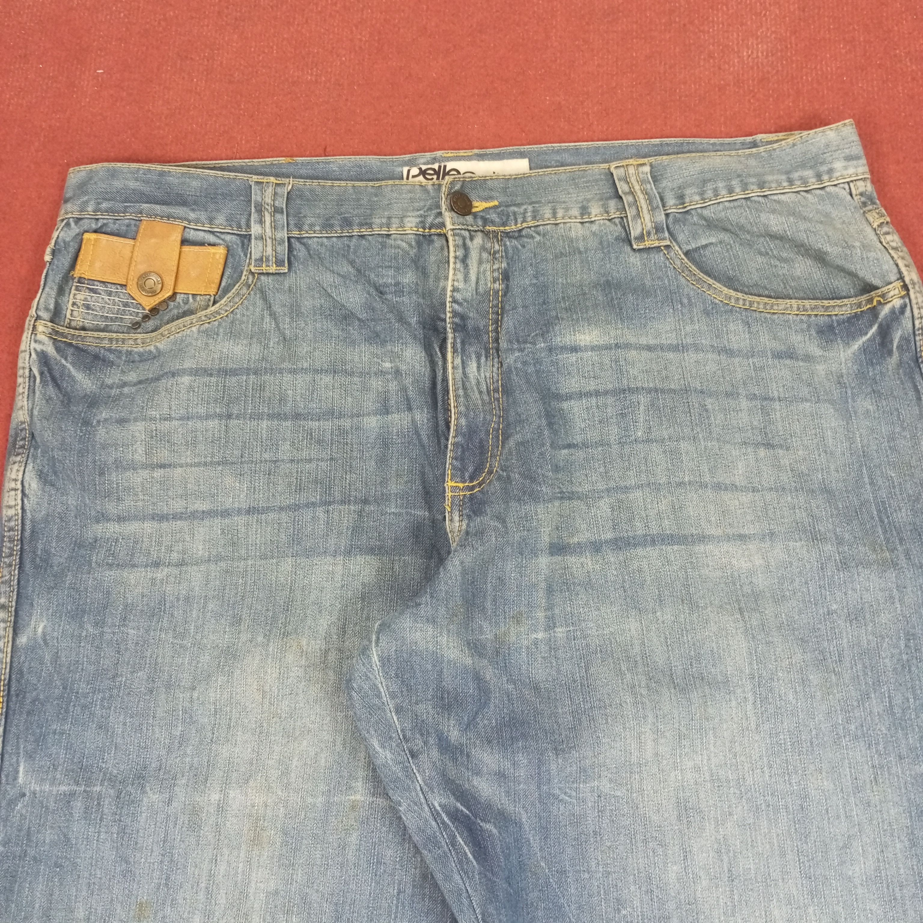Pelle Pelle × Vintage Pelle Pelle Denim Co. Streetwear Style Jeans Big Size Size US 42 / EU 58 - 4 Thumbnail