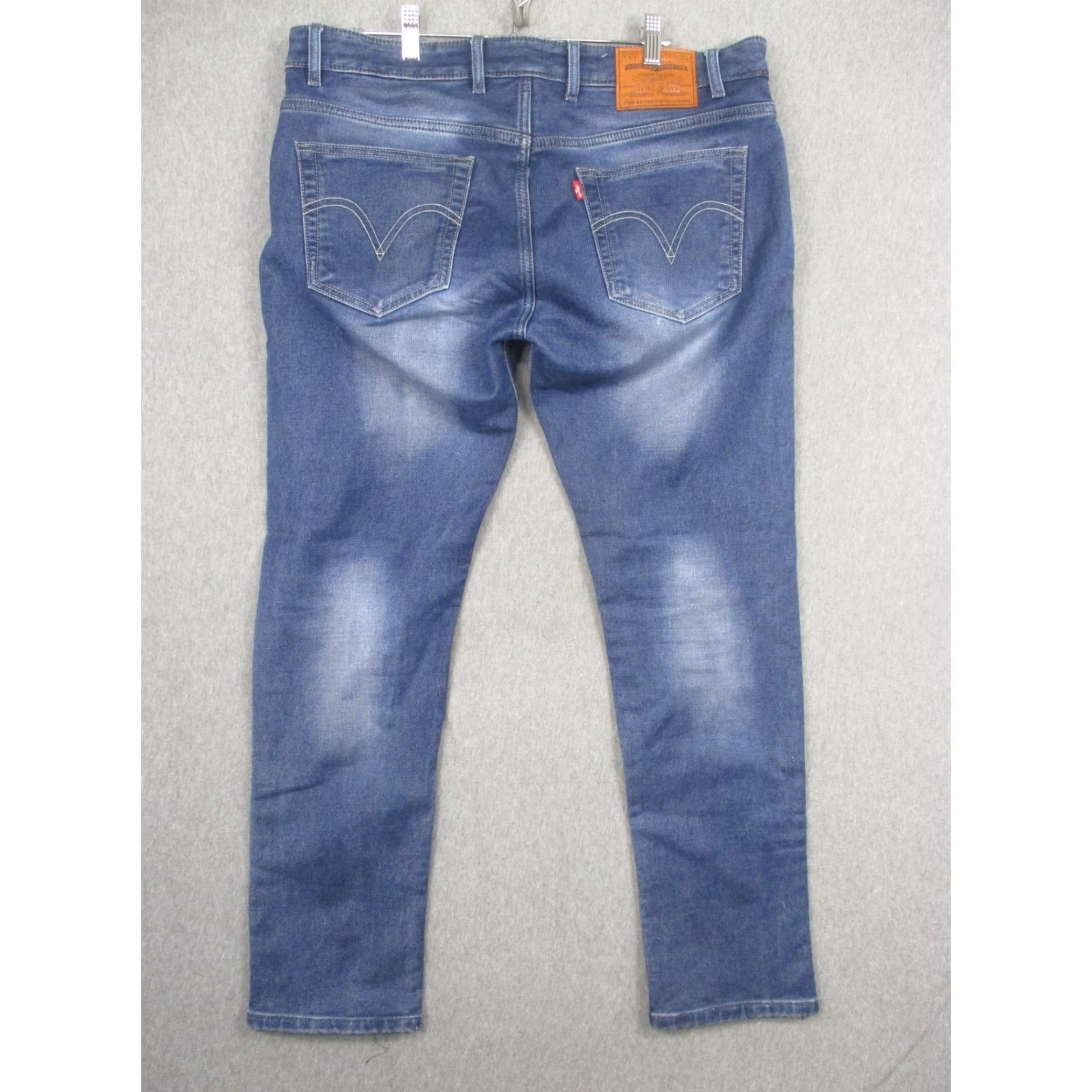Levi's Levi's 511 Jeans Mens 38x32 Blue Slim Fit Tapered Leg Denim Medium Wash Size US 38 / EU 54 - 5 Thumbnail