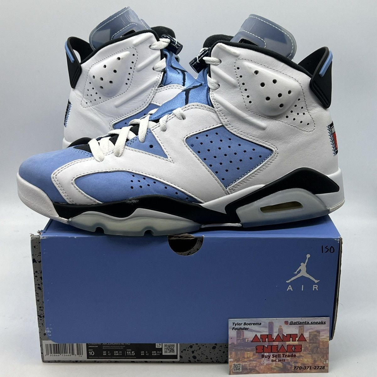 Air Jordan 6 UNC Home