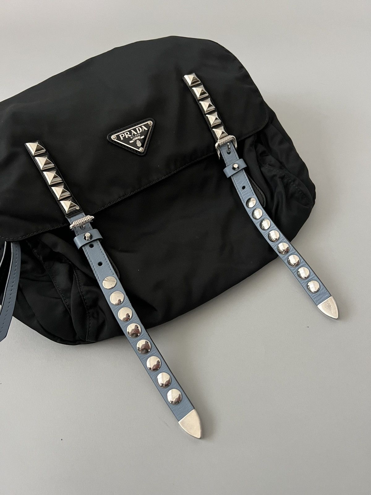 Prada Prada Nylon Vela Studded Belt Bag Size ONE SIZE - 5 Thumbnail