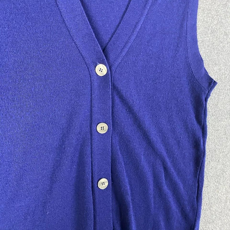 Vintage Vintage Partners Mervyns Cardigan Women's Large Sleeveless Size L / US 10 / IT 46 - 4 Thumbnail