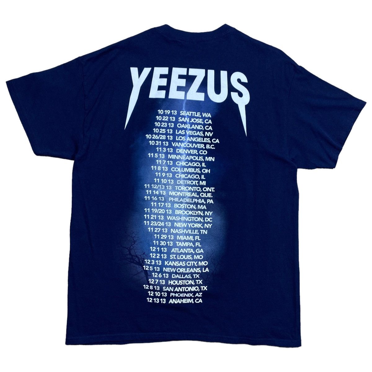 Kanye West Yeezus Tour 2013 Lightning Tee Size US L / EU 52-54 / 3 - 3 Thumbnail