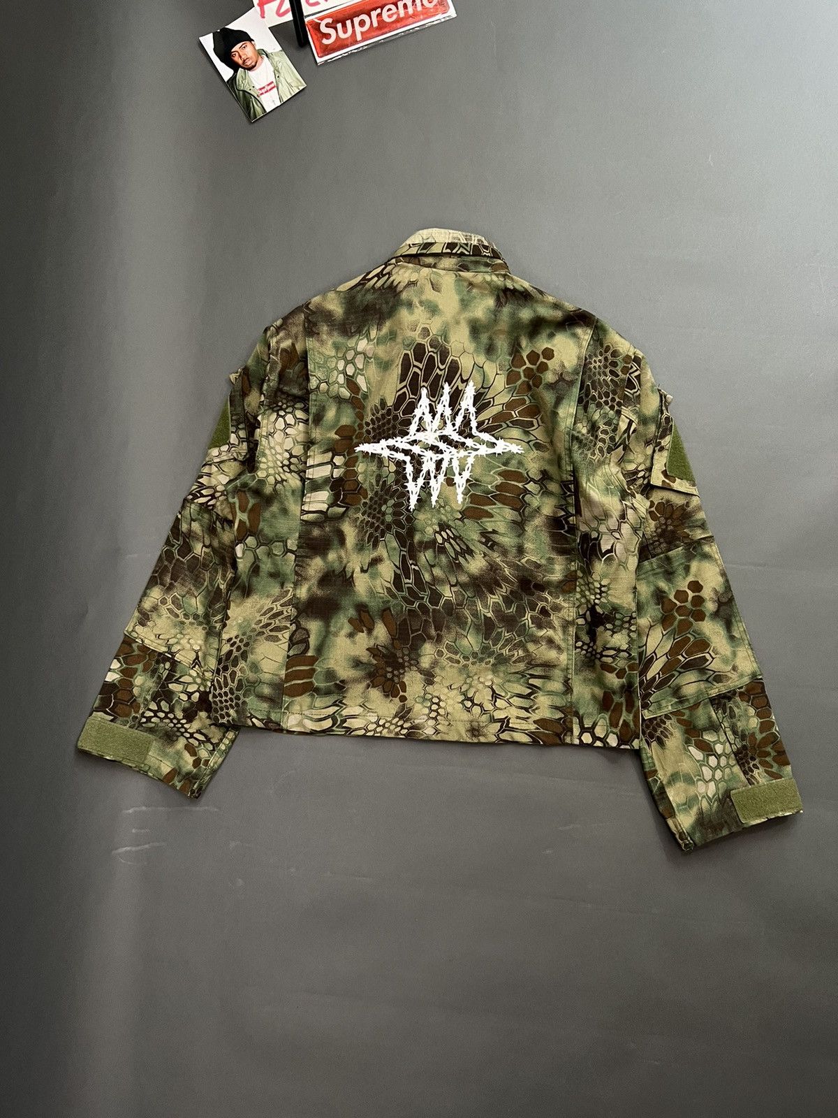 SUSH Reconstructed Vintage Japanese Military Zip Up Jacket