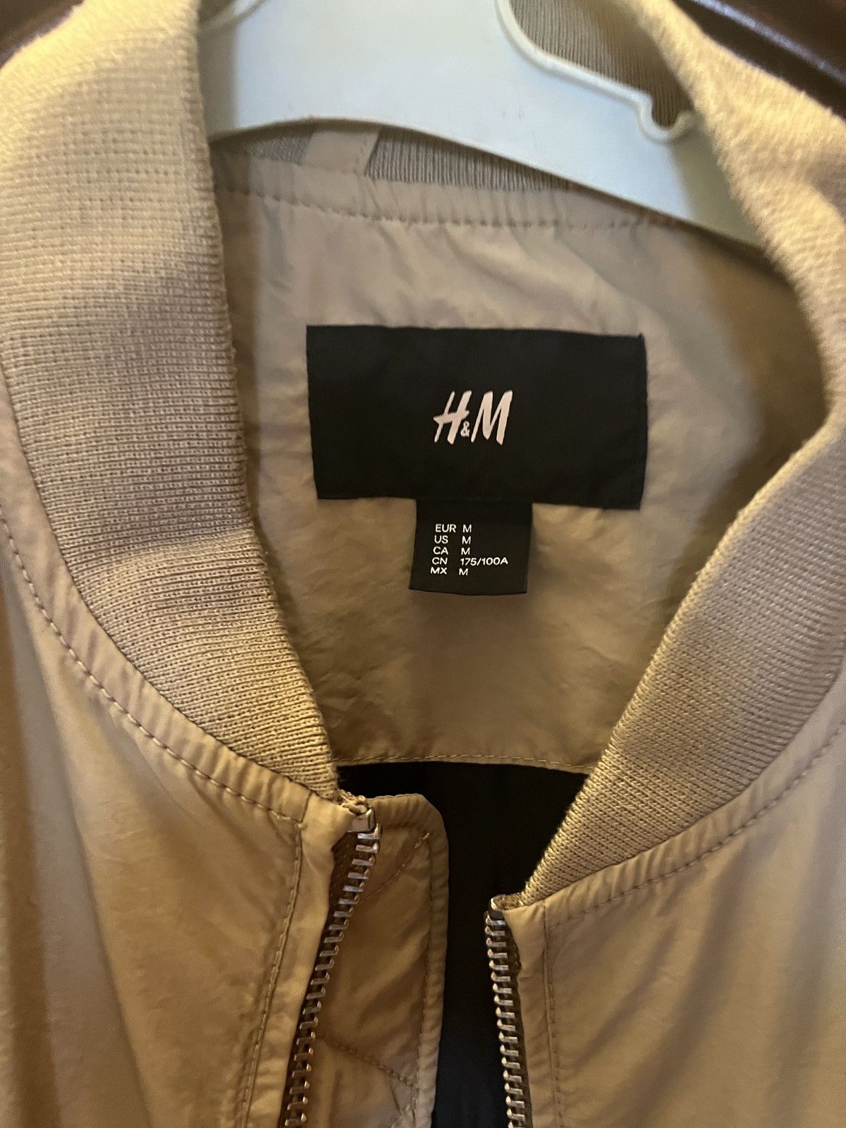 H&M × The Weeknd The Weeknd H&M Beige Bomber Jacket Size US M / EU 48-50 / 2 - 4 Thumbnail