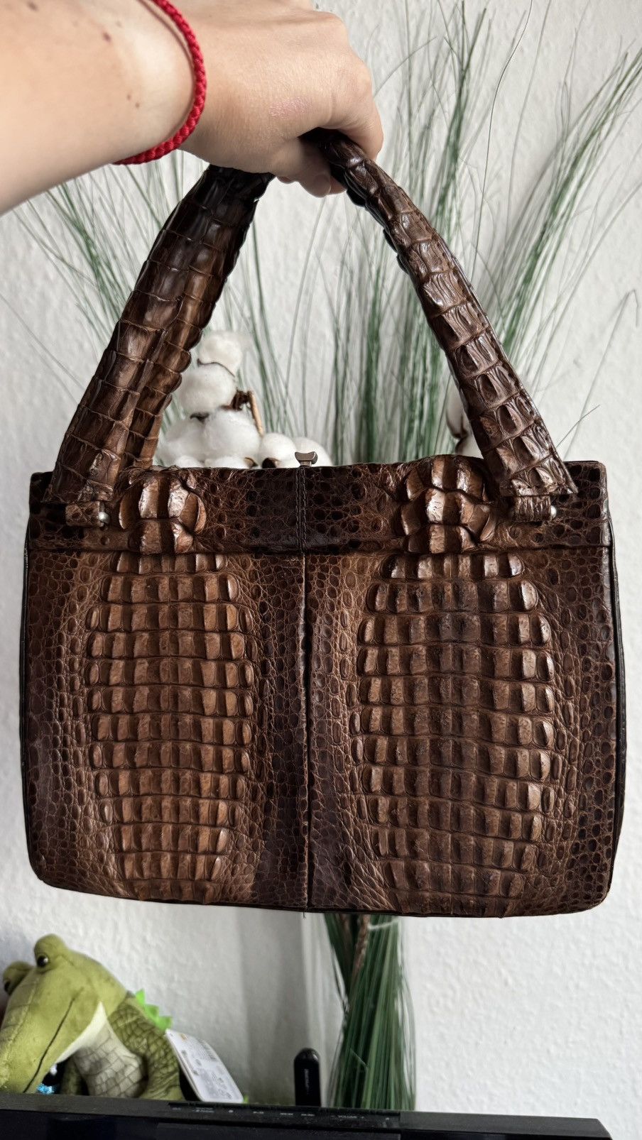 Vintage Vintage Genuine Crocodile Leather Size ONE SIZE - 2 Thumbnail