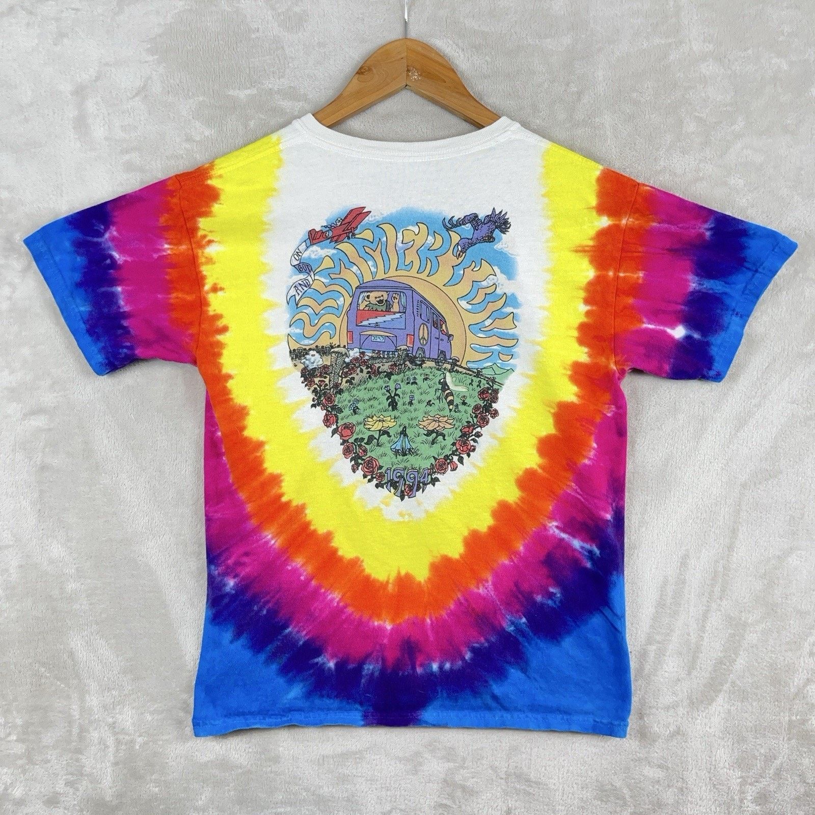 Liquid Blue Grateful Dead 94 Summer Tour Liquid Blue 2000 Reprint Tee Size US M / EU 48-50 / 2 - 3 Thumbnail