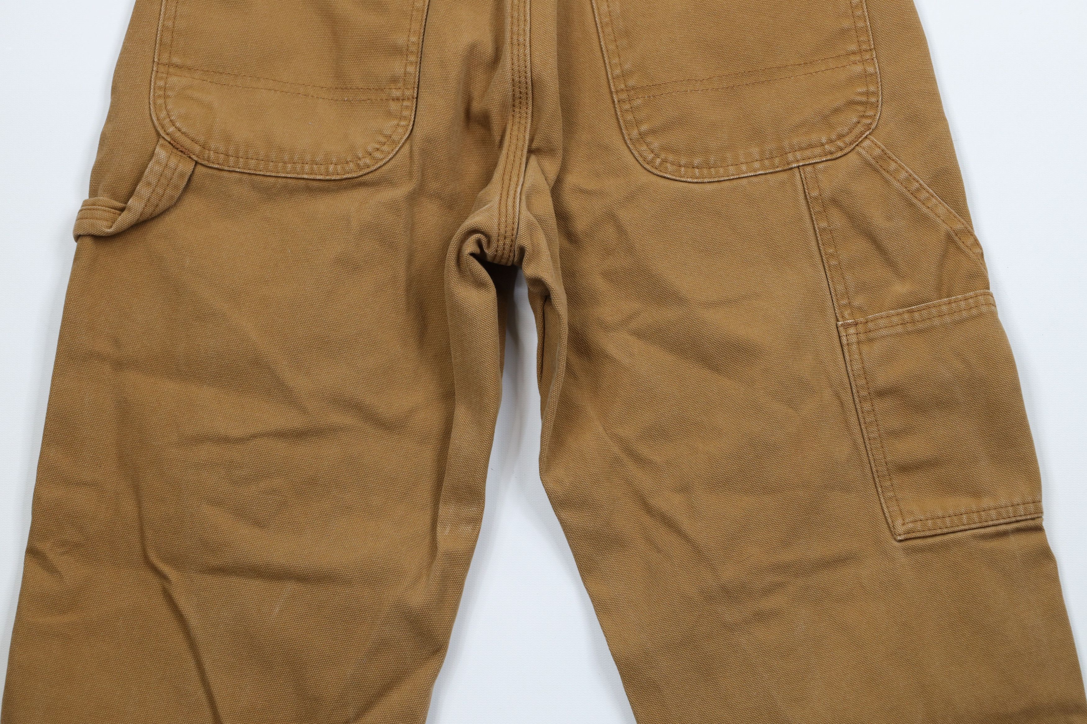 Dickies × Vintage Vintage Y2K Dickies Spell Canvas Dungaree Pants Duck Brown Size US 30 / EU 46 - 11 Thumbnail