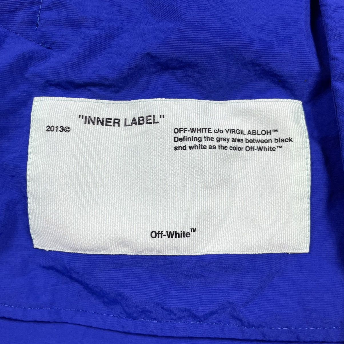 Off-White Off-White Logo Windbreaker Coat Full-length jackets Size US S / EU 44-46 / 1 - 13 Thumbnail