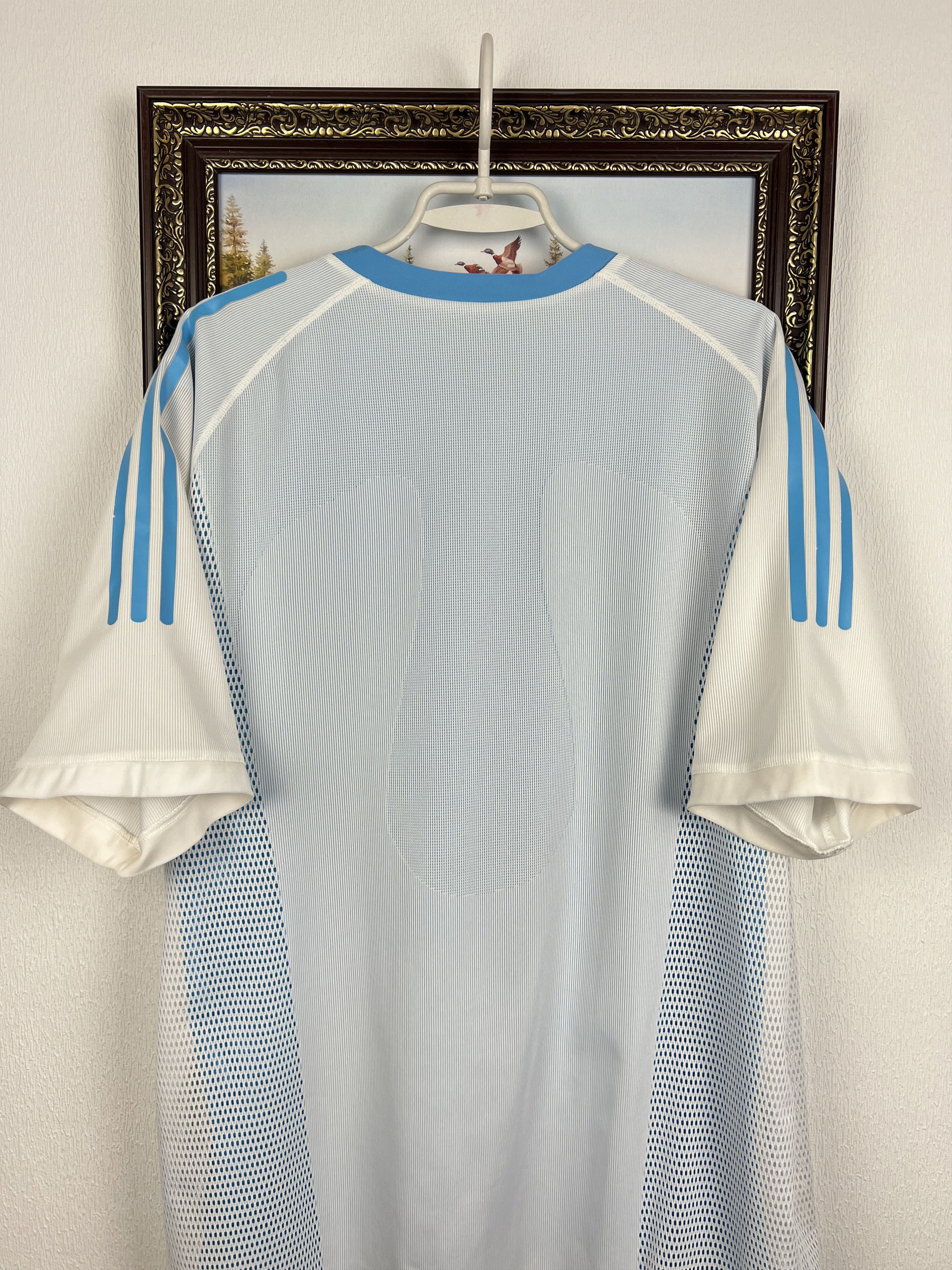 Adidas Olympique Marseille football Shirt 2002 Soccer Jersey Trikot Size US XXL / EU 58 / 5 - 9 Thumbnail