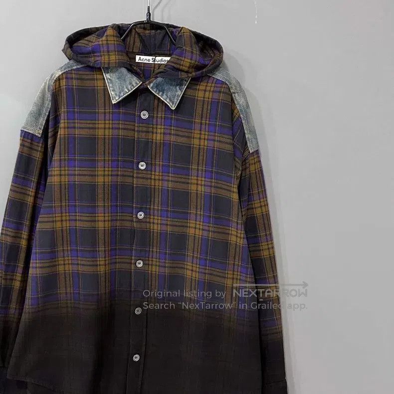 Acne Studios Acne Studios 24FW Patchwork Fake Two-Piece Gradient Plaid Size US XS / EU 42 / 0 - 2 Thumbnail