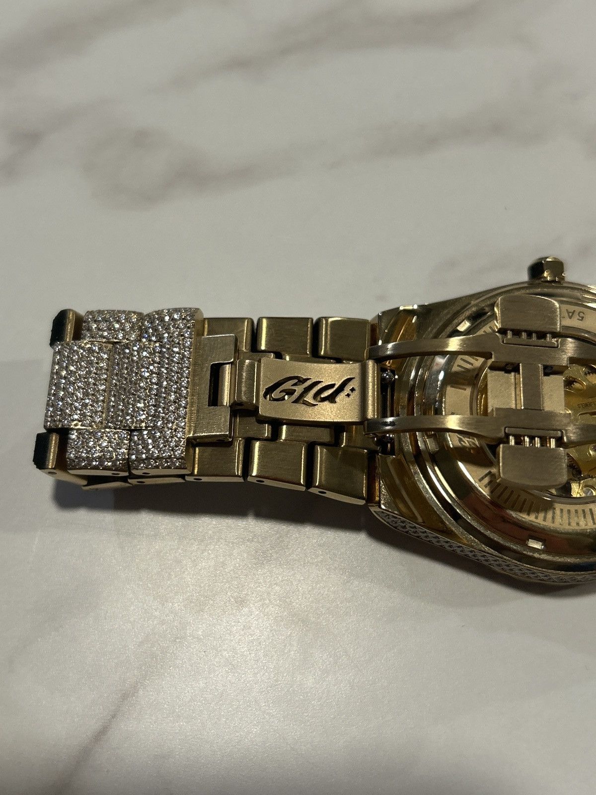 Other Shop GLD 42MM Iced Alpha Era Luminous Skeleton Size ONE SIZE - 11 Thumbnail