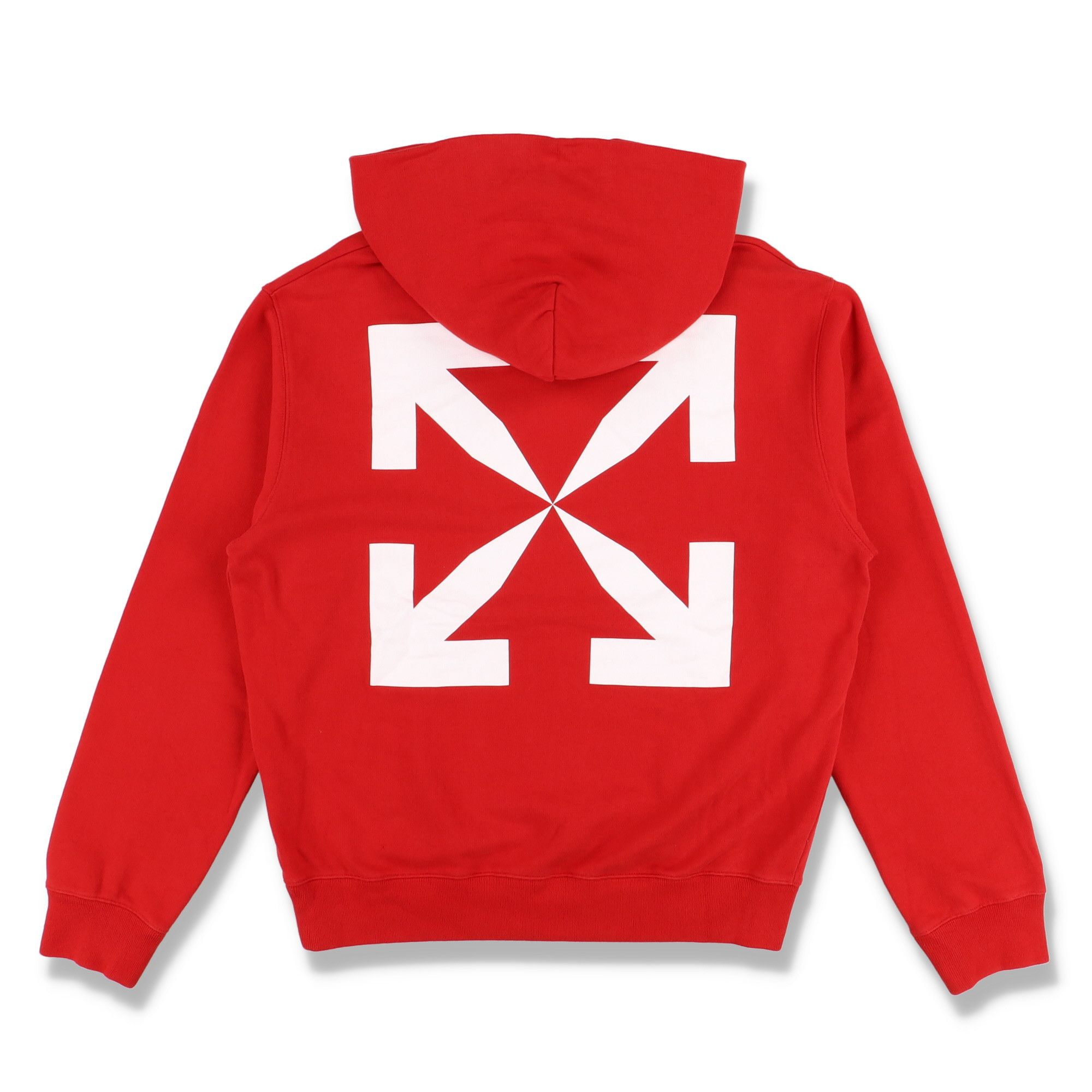 Off-White Red Pascal Painting Arrows Oversized Hoodie Size US XXL / EU 58 / 5 - 5 Thumbnail