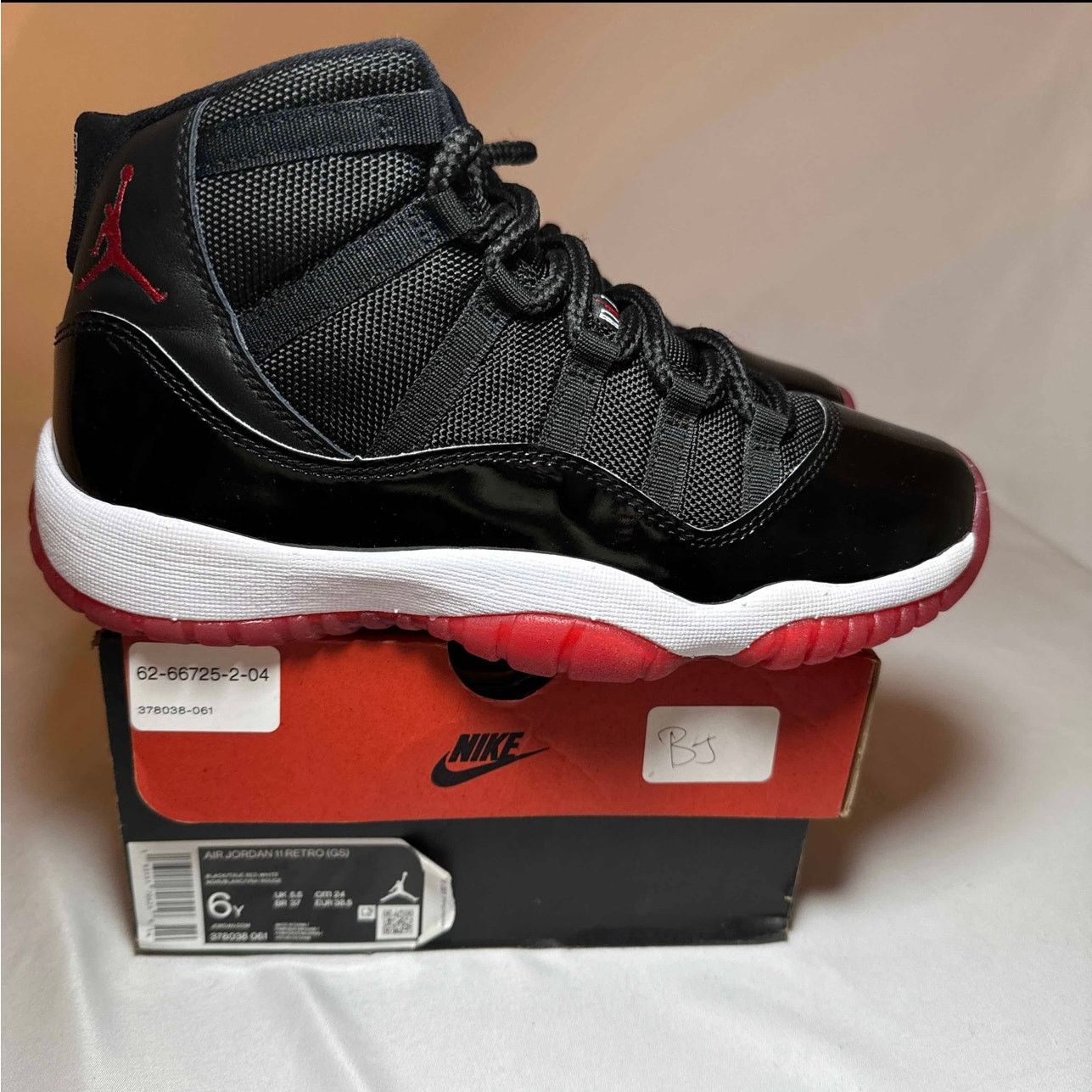 Size 6 - Nike Air Jordan 11 Retro GS Bred 2019 Men's Shoes