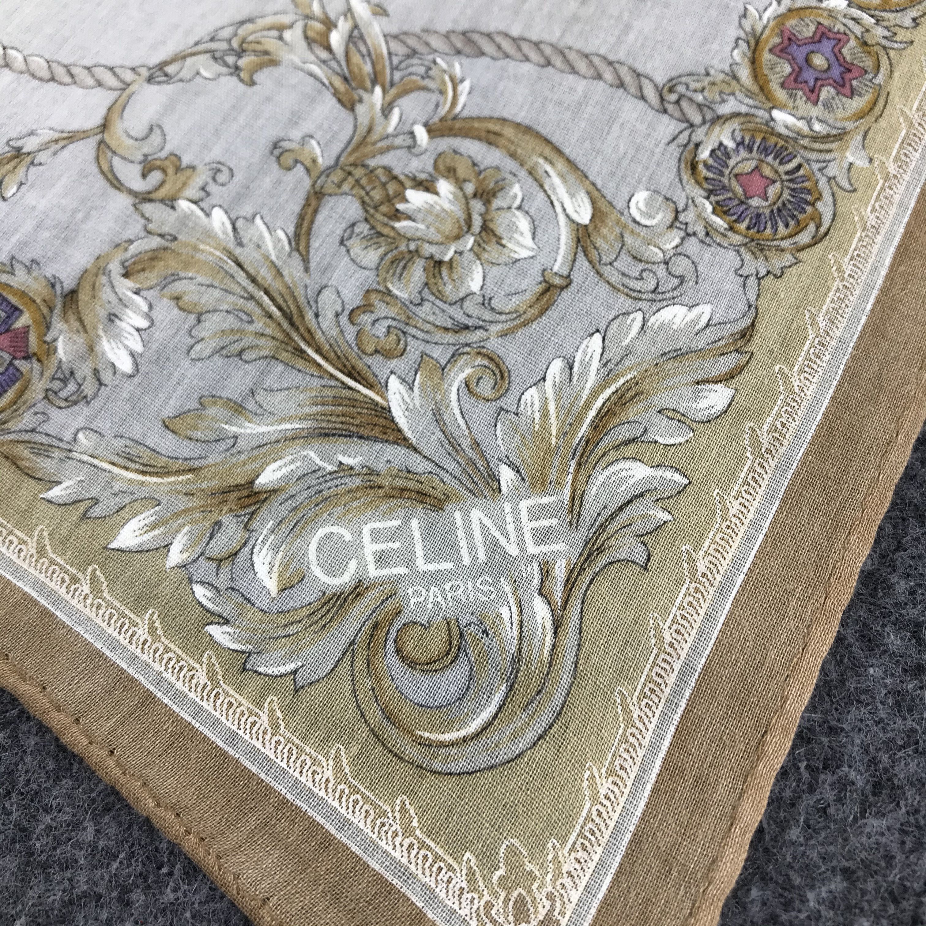 Celine Celine Handkerchief Neckerchief Bandana H315 Size ONE SIZE - 4 Thumbnail