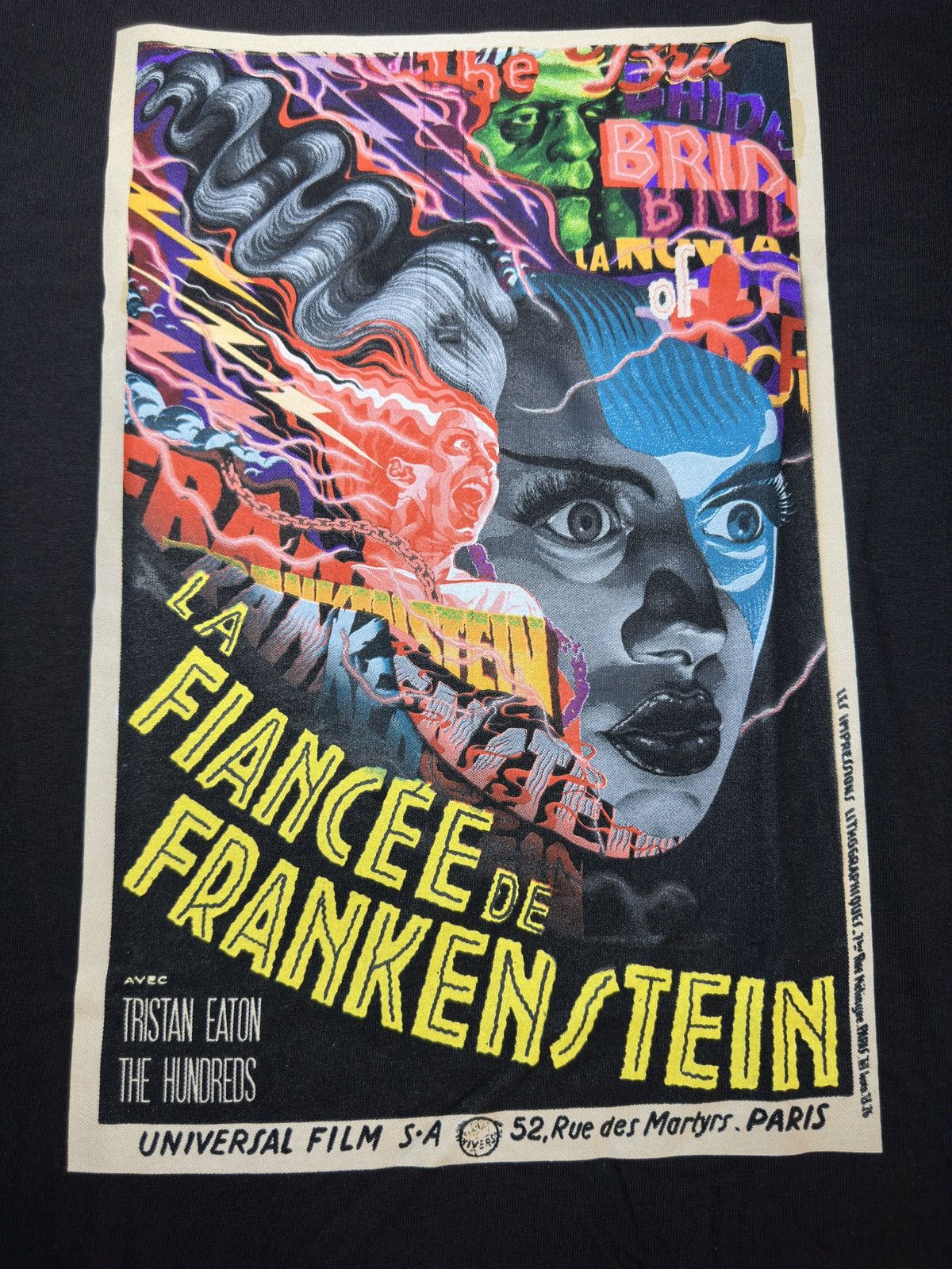 Supreme × The Hundreds × Vlone The HundredsXUniversal Studios LaFiancee Frankenstein tee Size US M / EU 48-50 / 2 - 3 Thumbnail