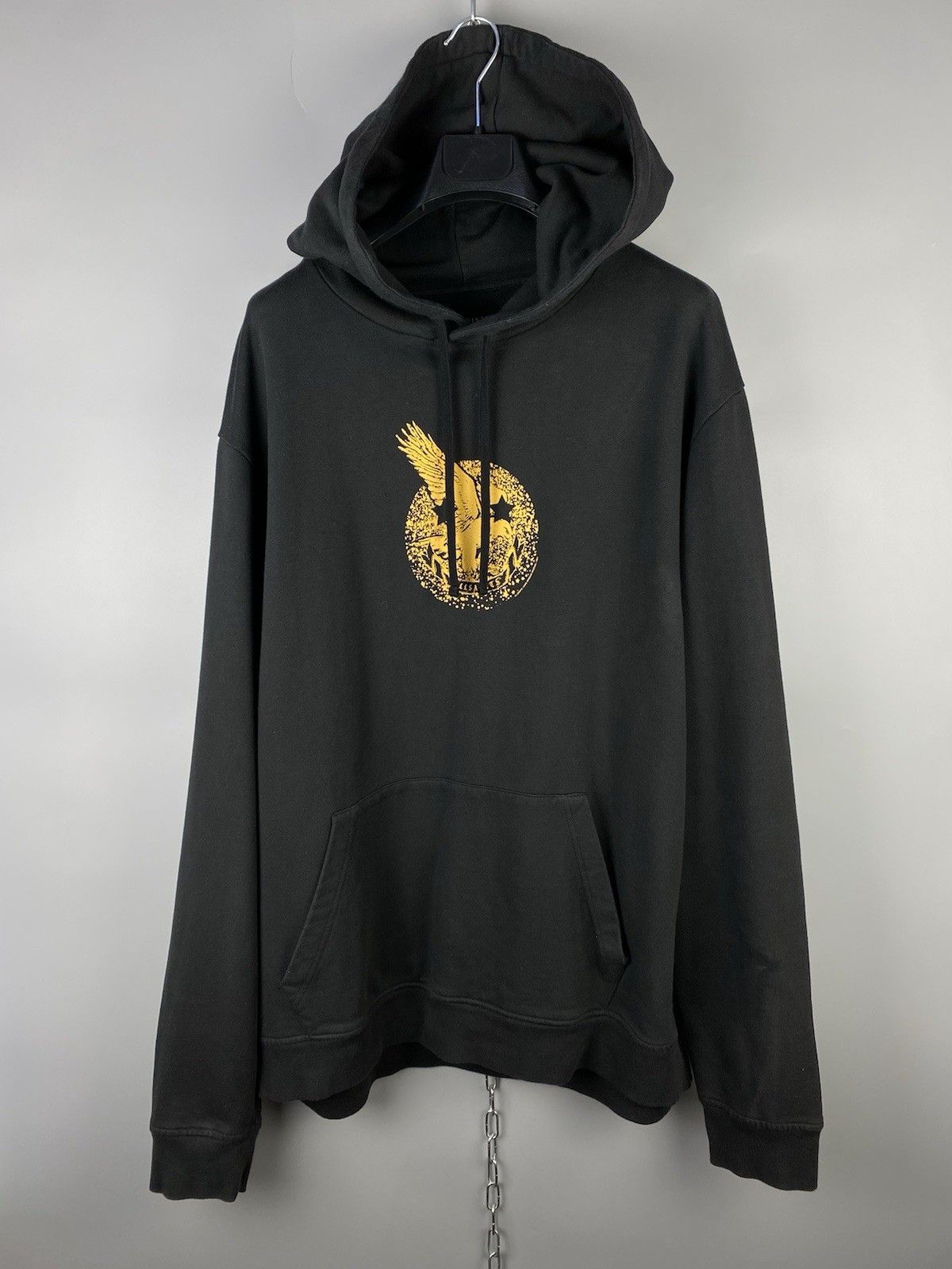Allsaints Allsaints Black Acid Eagle Oth Printed Hoodie Size US XXL / EU 58 / 5 - 1 Thumbnail