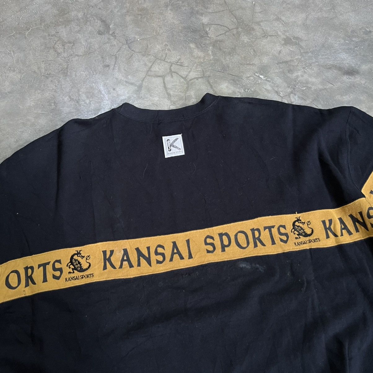 Kansai Yamamoto 1990’s Kansai Sport Dragon Crewneck Size US XL / EU 56 / 4 - 5 Thumbnail