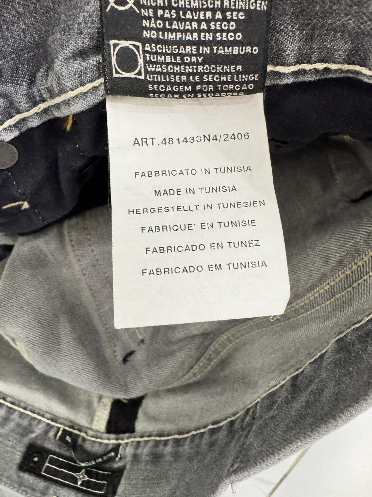 Stone Island grey Stone Island cotton straight leg jeans Size US 36 / EU 52 - 7 Thumbnail