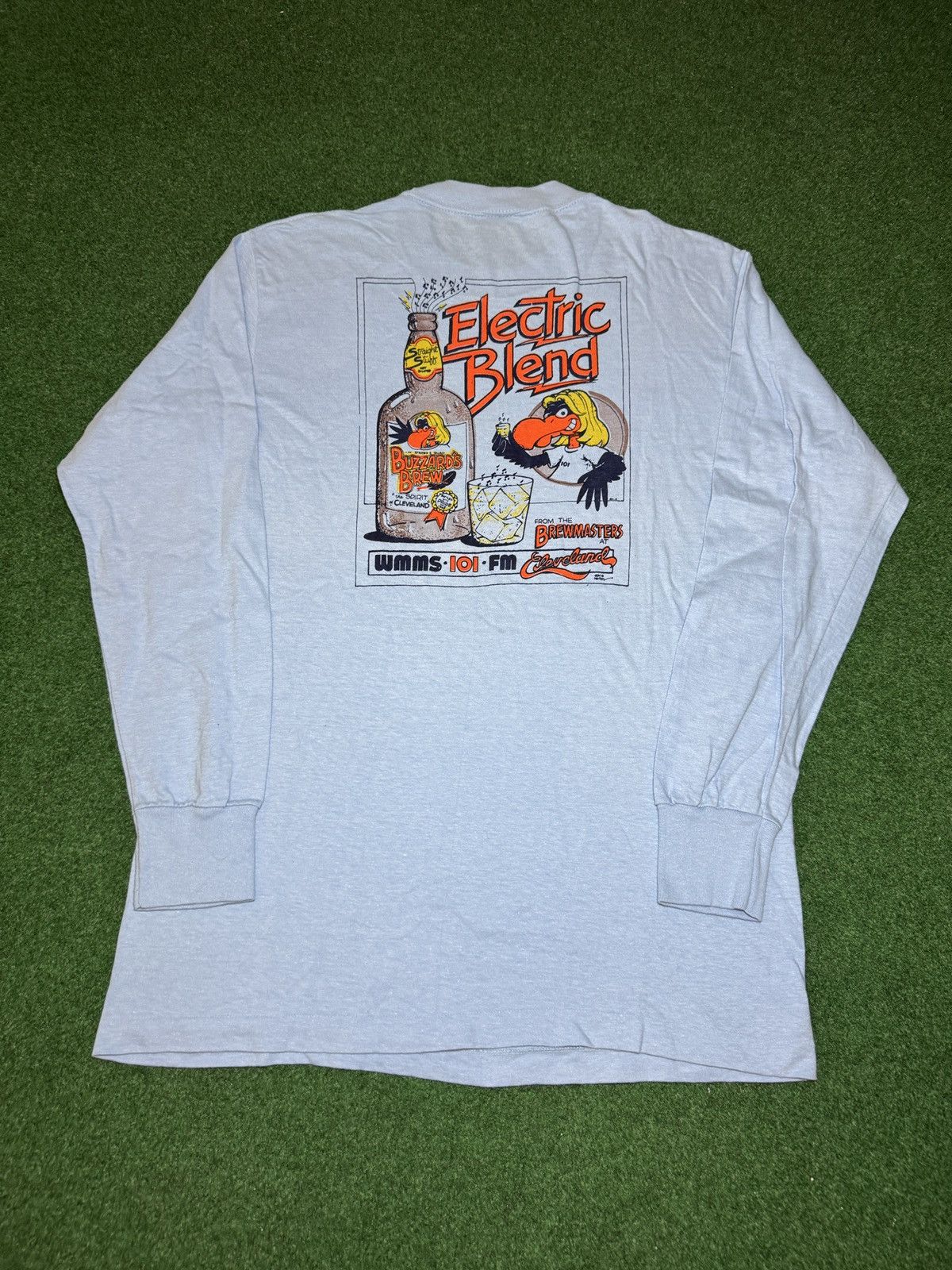 Vintage Vintage WMMS Cleveland Radio Rock Metal 80s Buzzard T Shirt Size US L / EU 52-54 / 3 - 3 Thumbnail