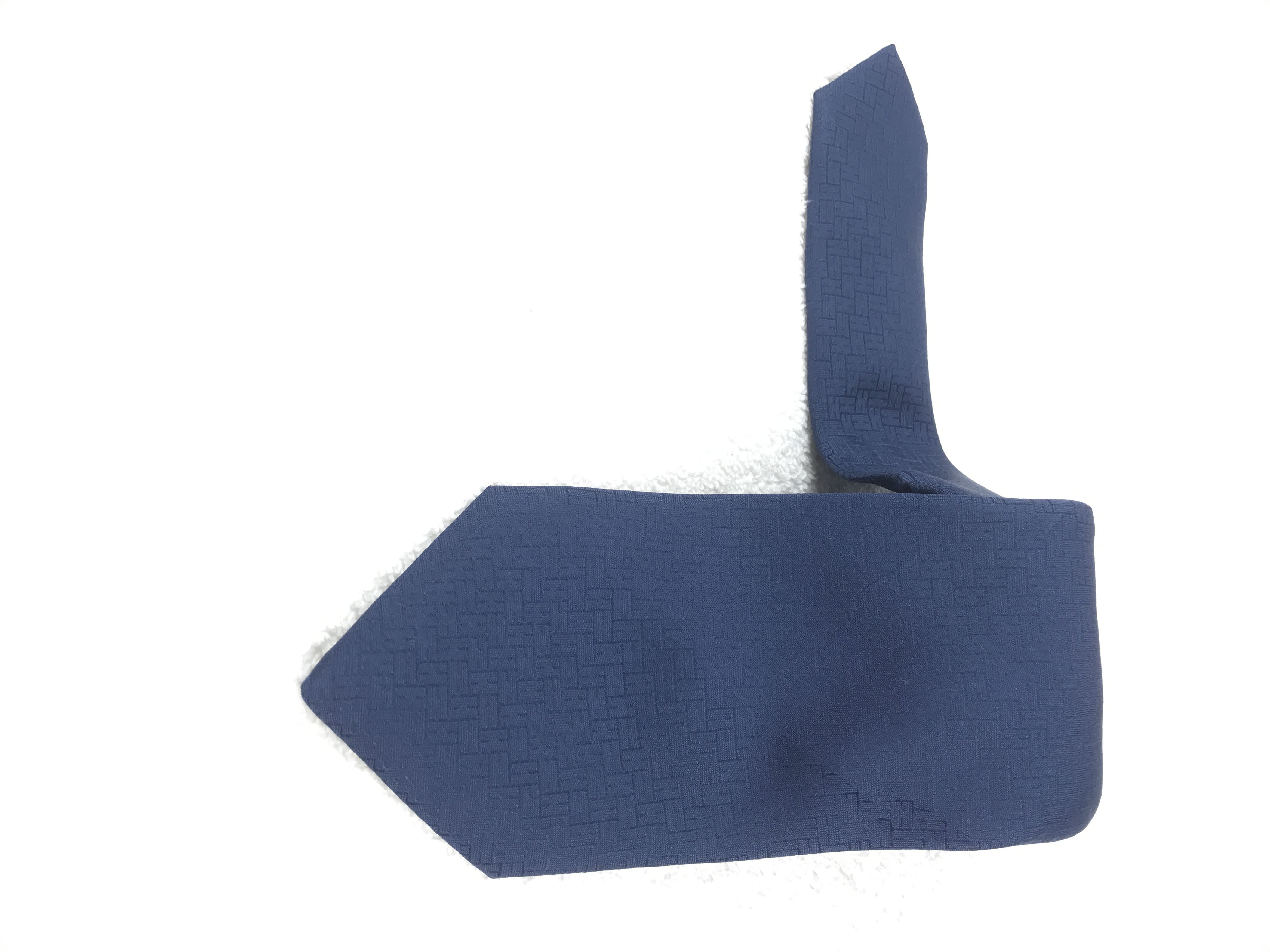 image of Vintage Hermes Silk Necktie in Blue, Men's