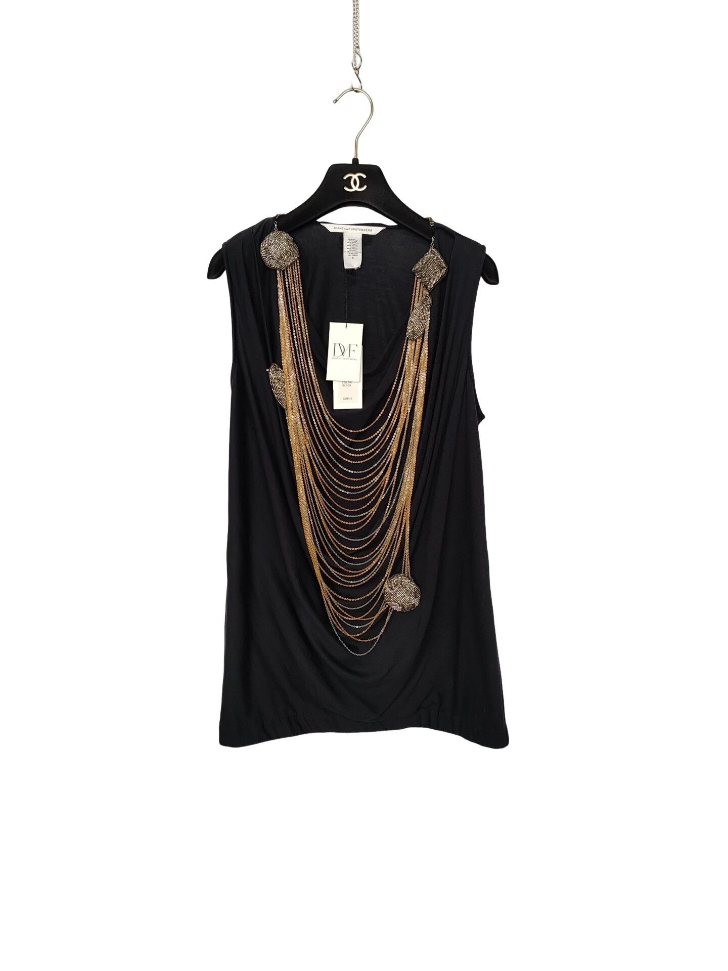 Diane von Furstenberg Diane von Furstenberg Kenza Beaded Tank Top Size S Size S / US 4 / IT 40 - 1 Thumbnail