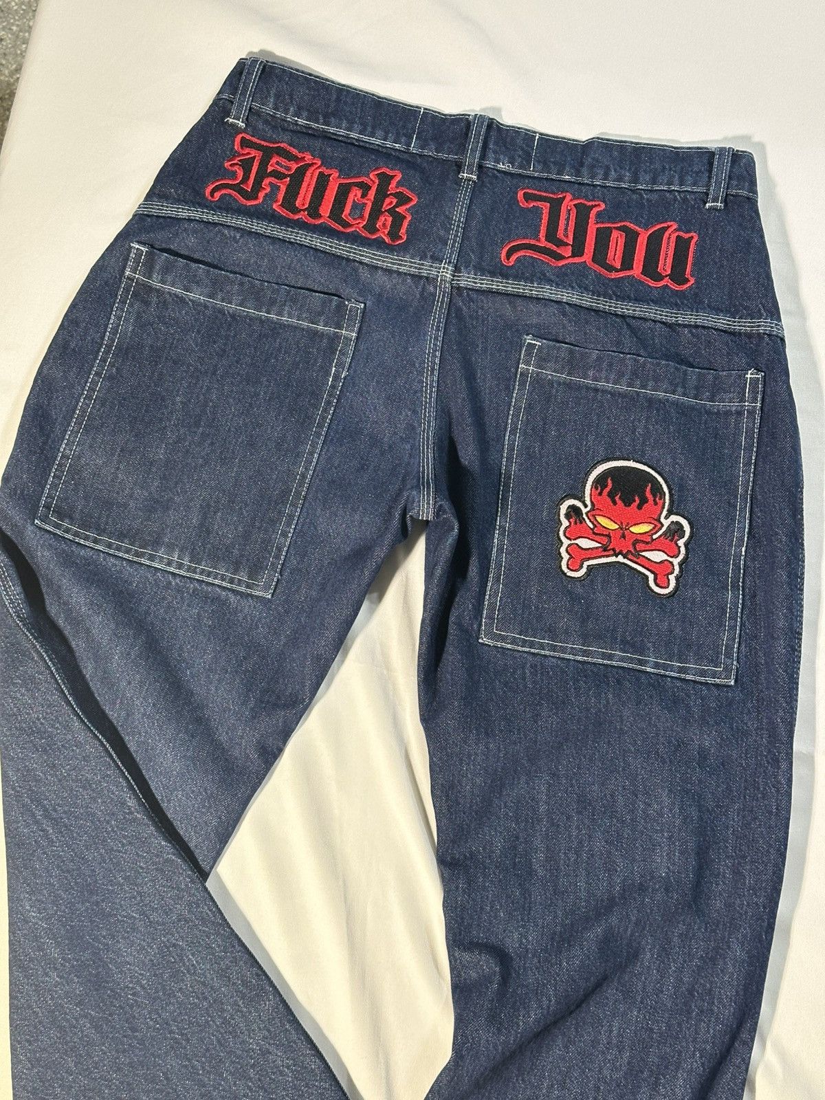Other Xantana F*CK YOU Jeans Size US 32 / EU 48 - 2 Thumbnail