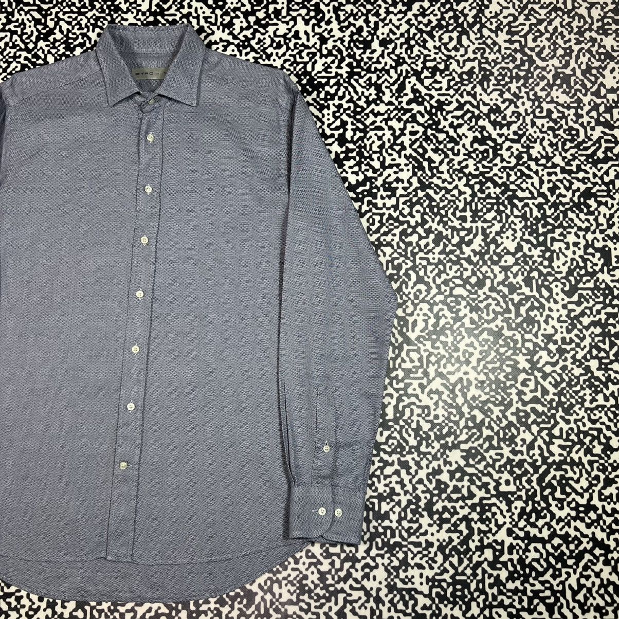 Etro Vintage Y2K Etro Luxury Retro Casual Abstract Style Shirt Size US L / EU 52-54 / 3 - 3 Thumbnail