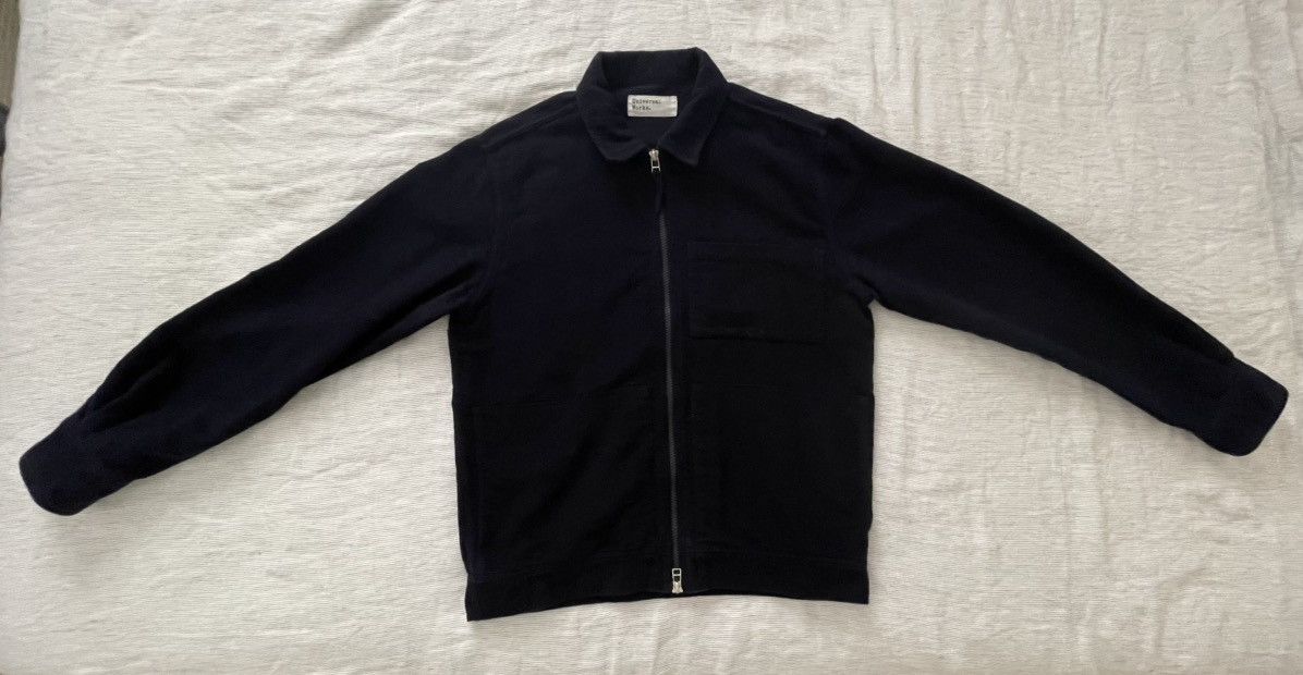 Universal Works Universal Works Zip Uniform Shirt Jacket Navy Medium Size US M / EU 48-50 / 2 - 2 Thumbnail