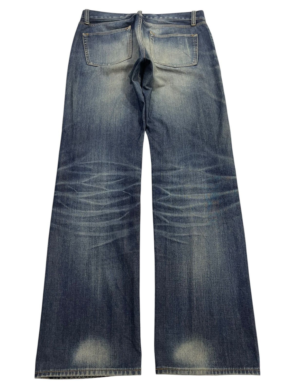 Uniqlo Vintage Japanese Uniqlo Mud Faded Wash Style Loose Jeans Size US 32 / EU 48 - 2 Thumbnail