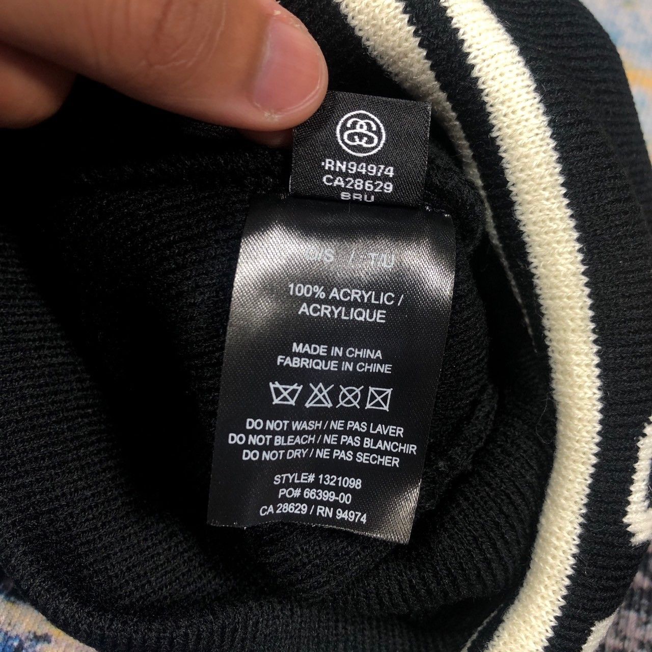 Stussy × Vintage Stussy Jacquard Stripe Skullcap Beanie Size ONE SIZE - 5 Thumbnail