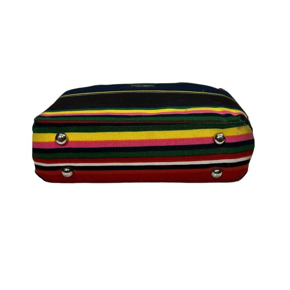 Designer kate spade l Vintage 1980’s Striped Cloth Handbag Size ONE SIZE - 9 Thumbnail