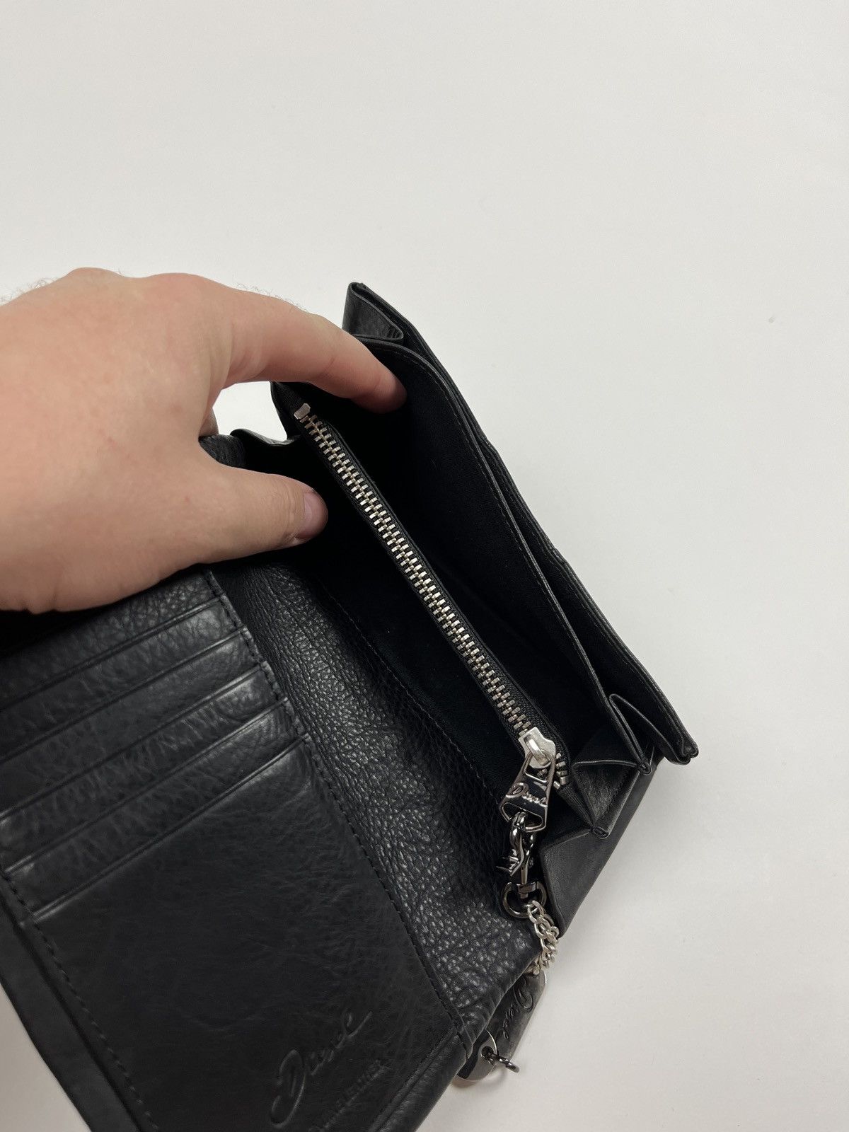 Diesel Vintage Diesel Black Leather Wallet Size ONE SIZE - 9 Thumbnail
