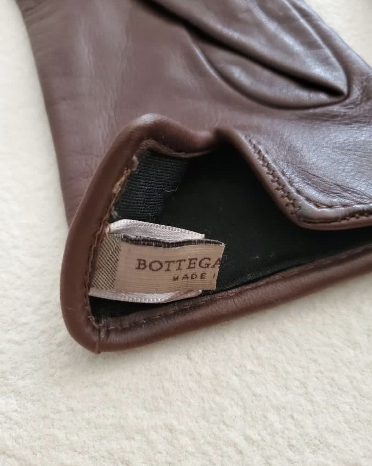 Bottega Veneta 👐🏾Bottega Veneta woven leather gloves Size ONE SIZE - 4 Thumbnail