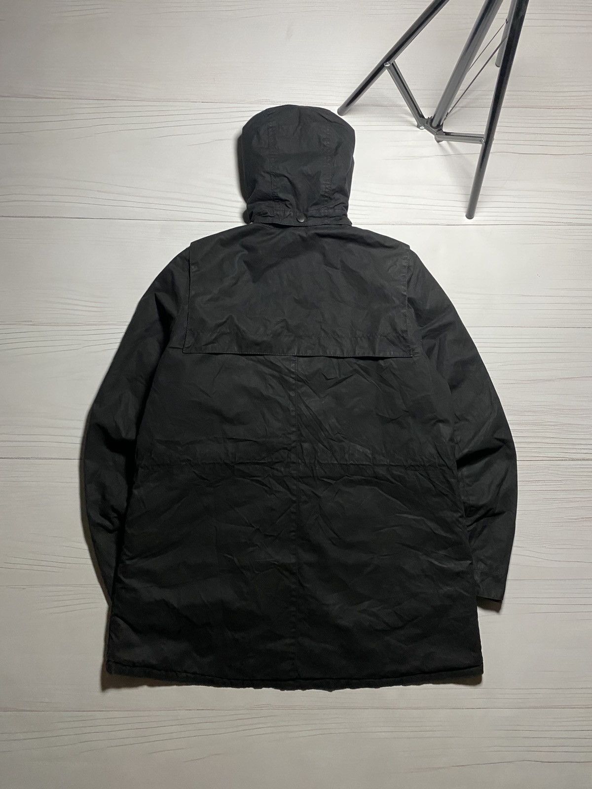 Barbour Vintage Barbour Cassley Waxed Jacket LWX1080BK71 Size XL / US 12-14 / IT 48-50 - 2 Thumbnail