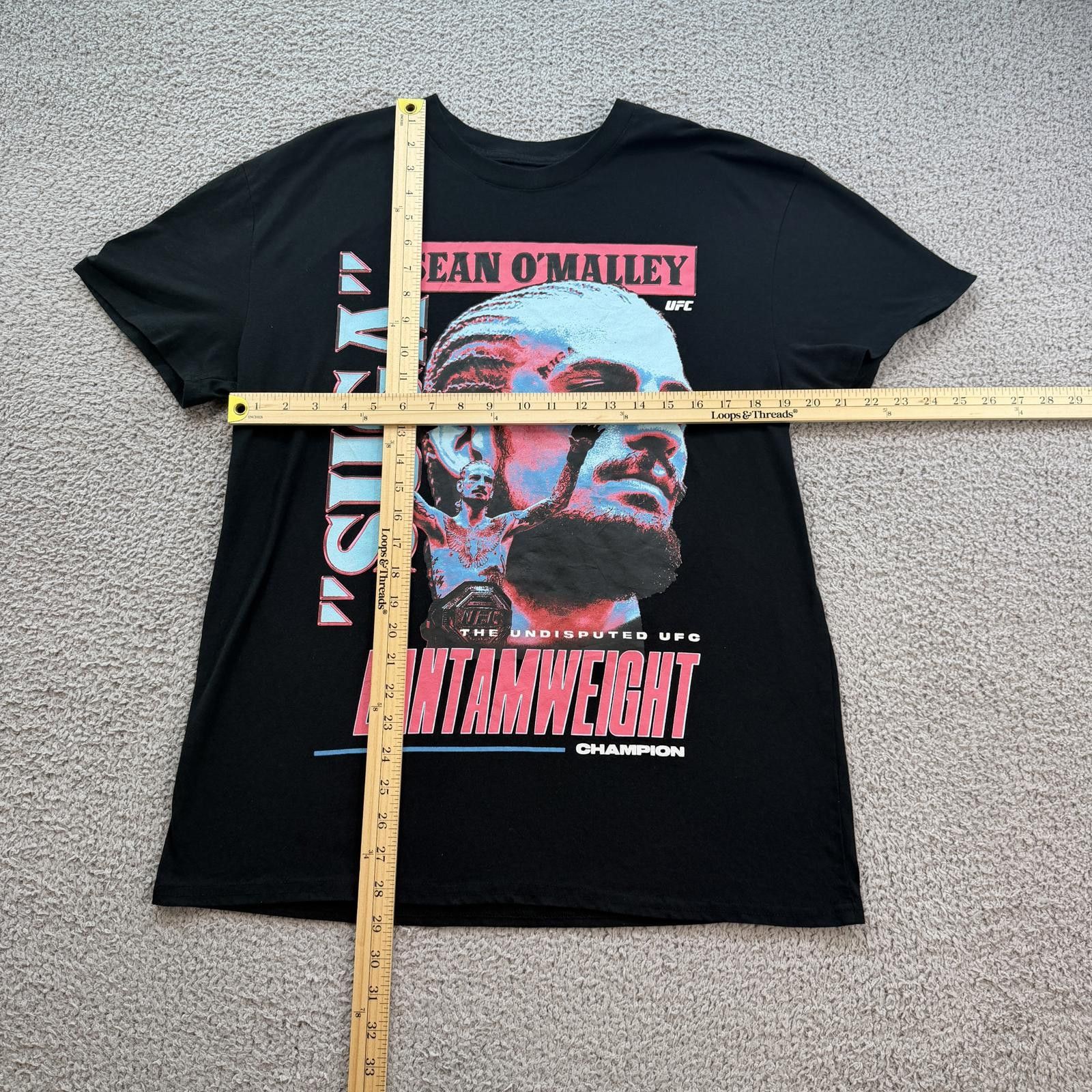 UFC UFC Sean O'Malley Bantamweight Champ T Shirt Black L MMA Size US L / EU 52-54 / 3 - 3 Thumbnail