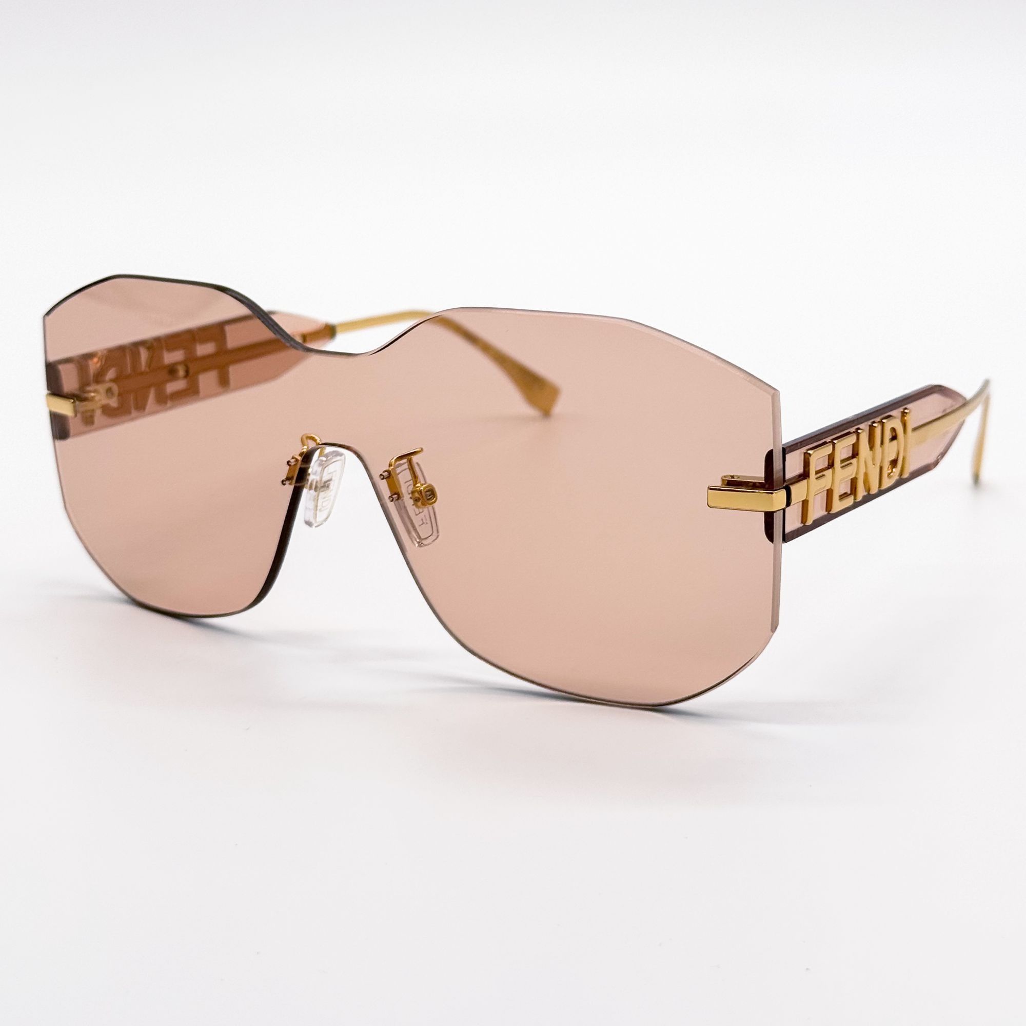 NEW FENDI SUNGLASSES FE40067U 30S GOLD/PINK EYEWEAR