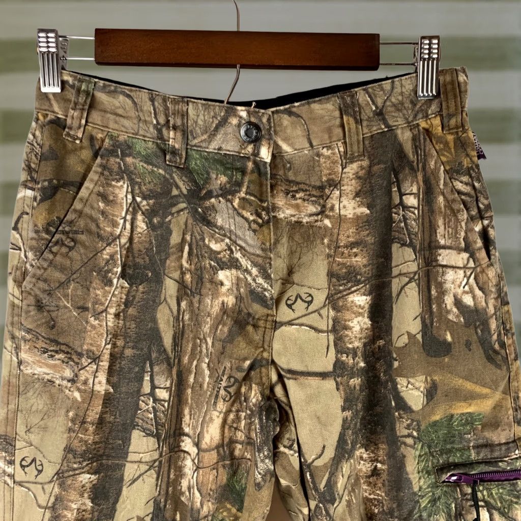 Walls Walls Legend Cargo Pants Womens XS Brown Realtree Camo Adjustable Waist Pant Girls Size 26" / US 2 / IT 38 - 1 Thumbnail