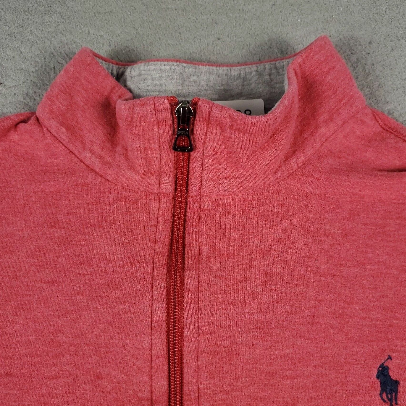 Polo Ralph Lauren Ralph Lauren Performance Pony Sweater Mens XL Red 1/4 Zip Pullover Size US XL / EU 56 / 4 - 3 Thumbnail