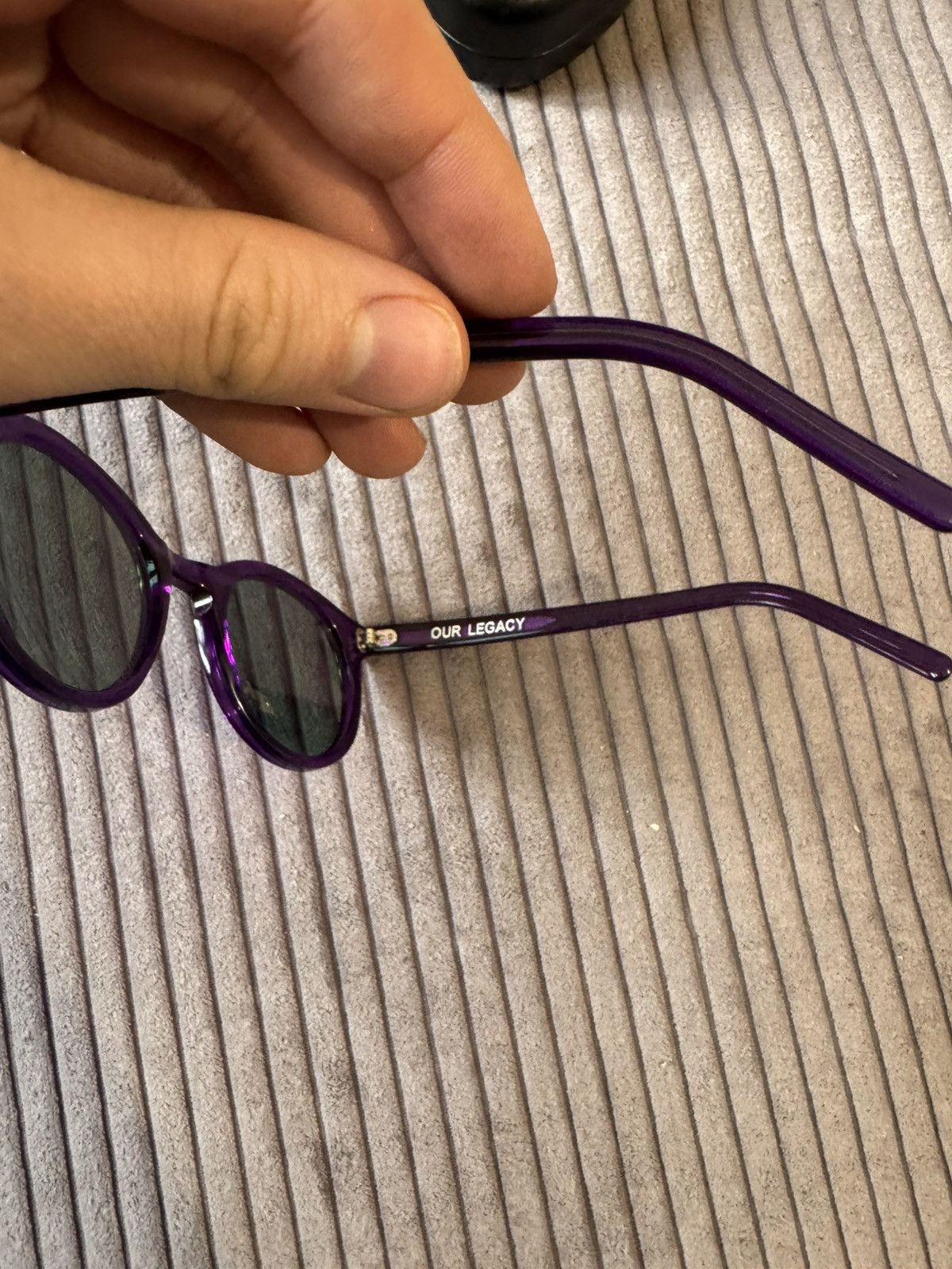 Our Legacy Our Legacy Bold Purple Sun Glasses Designer Streetwear Size ONE SIZE - 9 Thumbnail