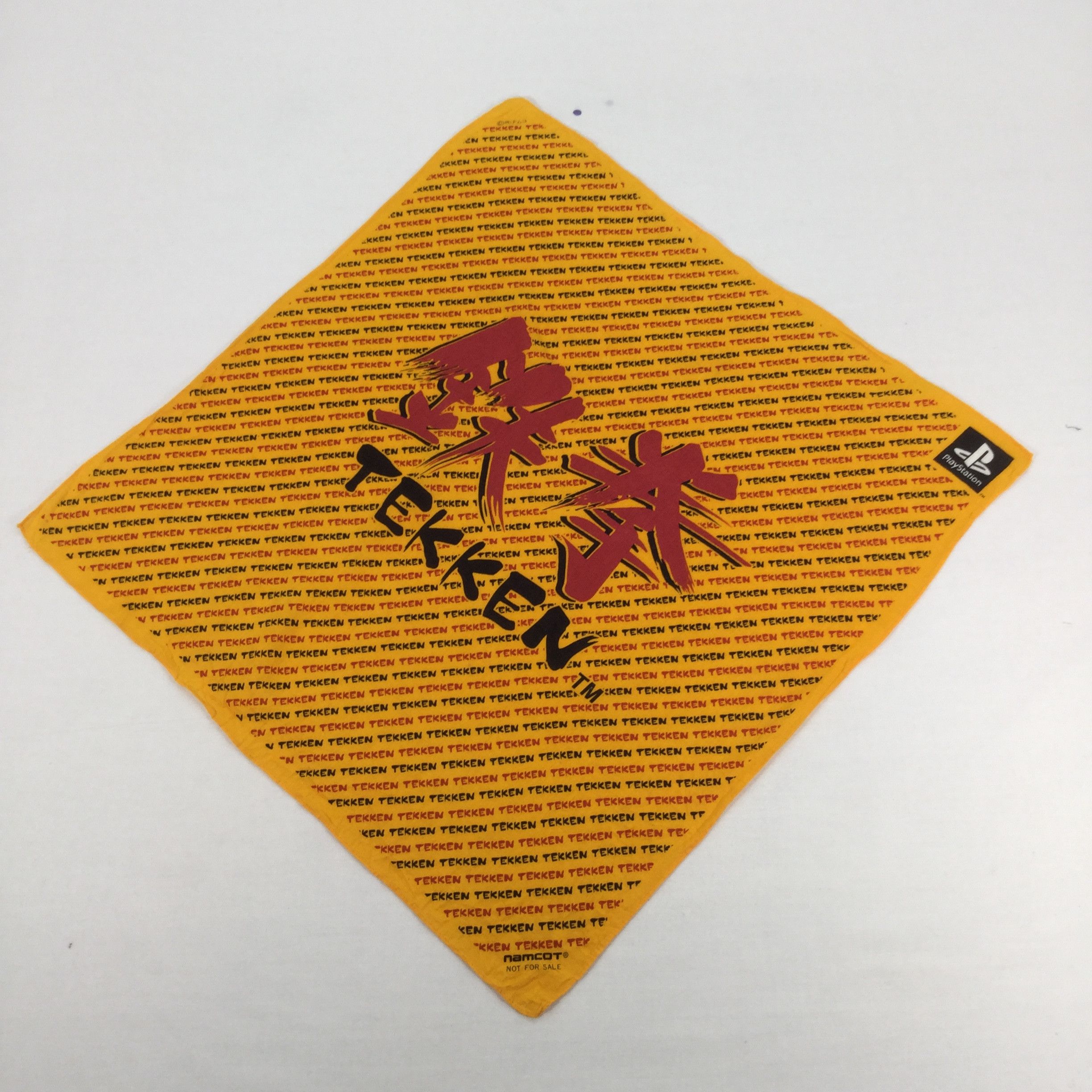 Playstation Vintage Tekken Playstation Games Bandana Handkerchief Size ONE SIZE - 5 Thumbnail