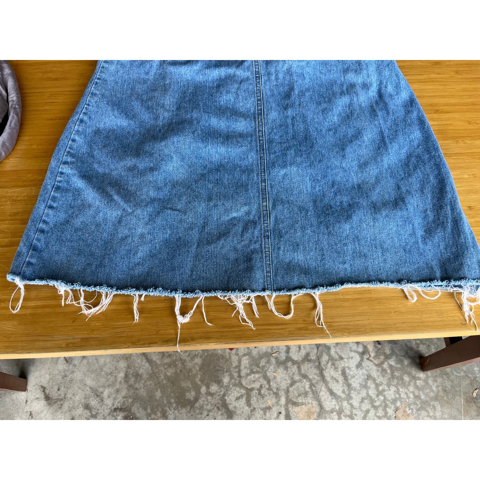 Faded Glory Vintage 1990s Faded Glory Denim Overall Jumper Mini Dress S Size S / US 4 / IT 40 - 7 Thumbnail