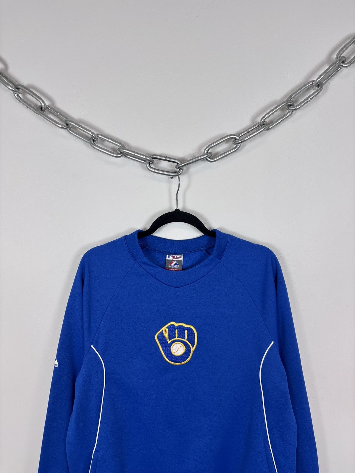 Majestic Majestic Milwaukee Brewers MLB Sweatshirt Pullover Jacket Size US M / EU 48-50 / 2 - 2 Thumbnail