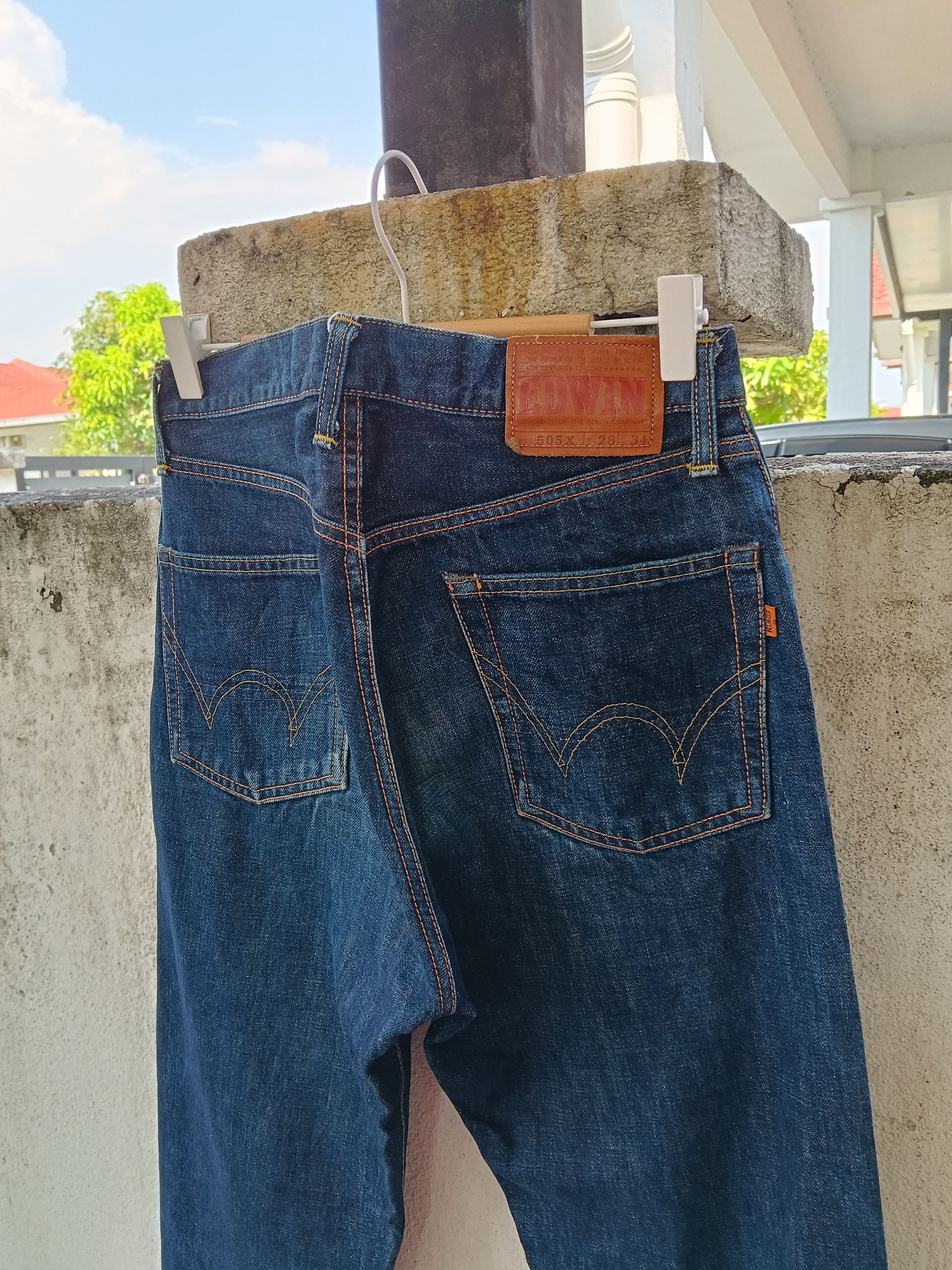 Edwin 💥 Edwin 505X Japanese Selvedge Denim💥 Size US 29 - 9 Thumbnail