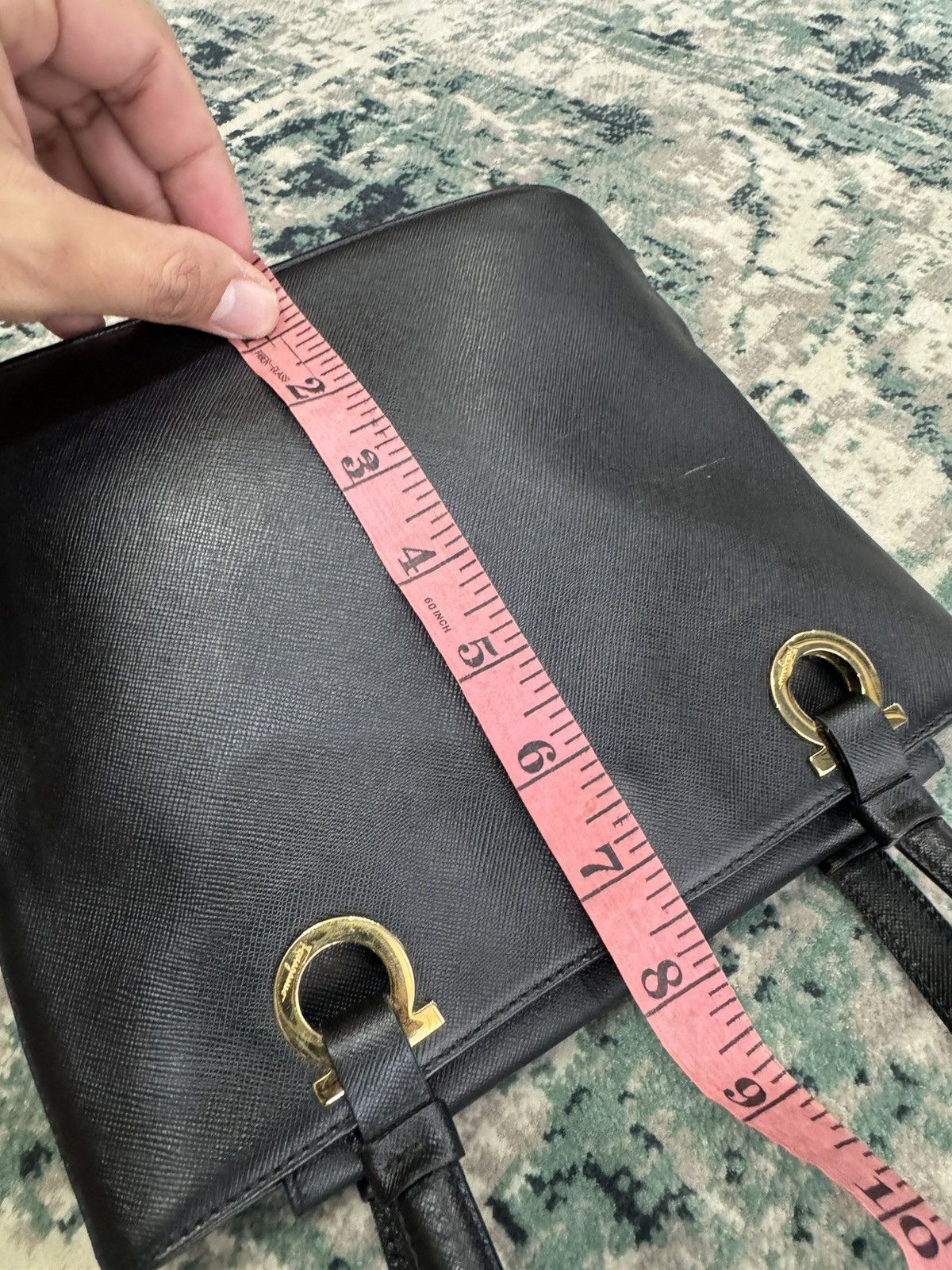 Designer × Salvatore Ferragamo SALVATORE FERRAGAMO LEATHER EVENING HANDLE BAG Size ONE SIZE - 5 Thumbnail