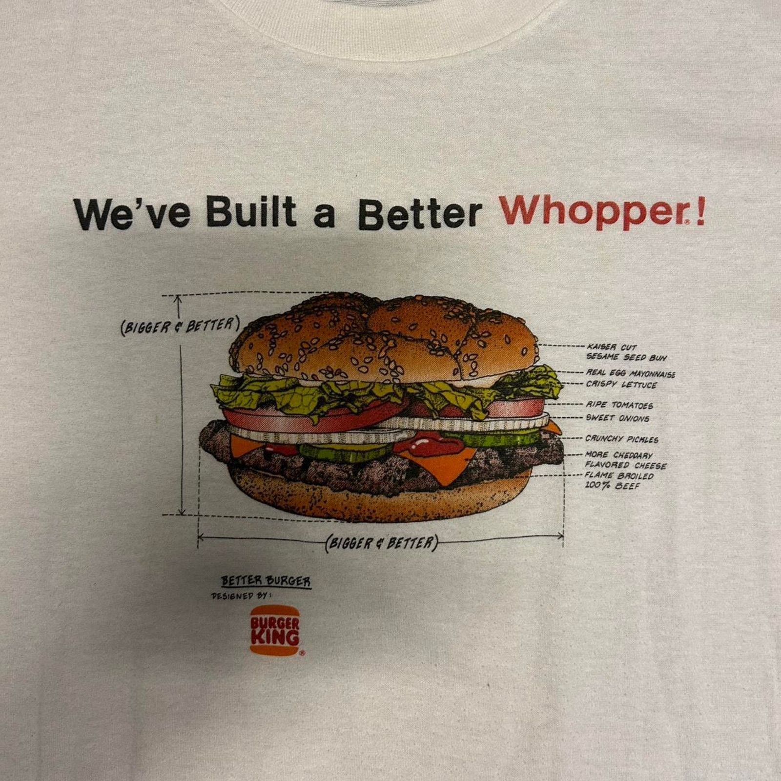 Other VTG Burger King "We've built a better Whopper" tee Size US M / EU 48-50 / 2 - 2 Thumbnail