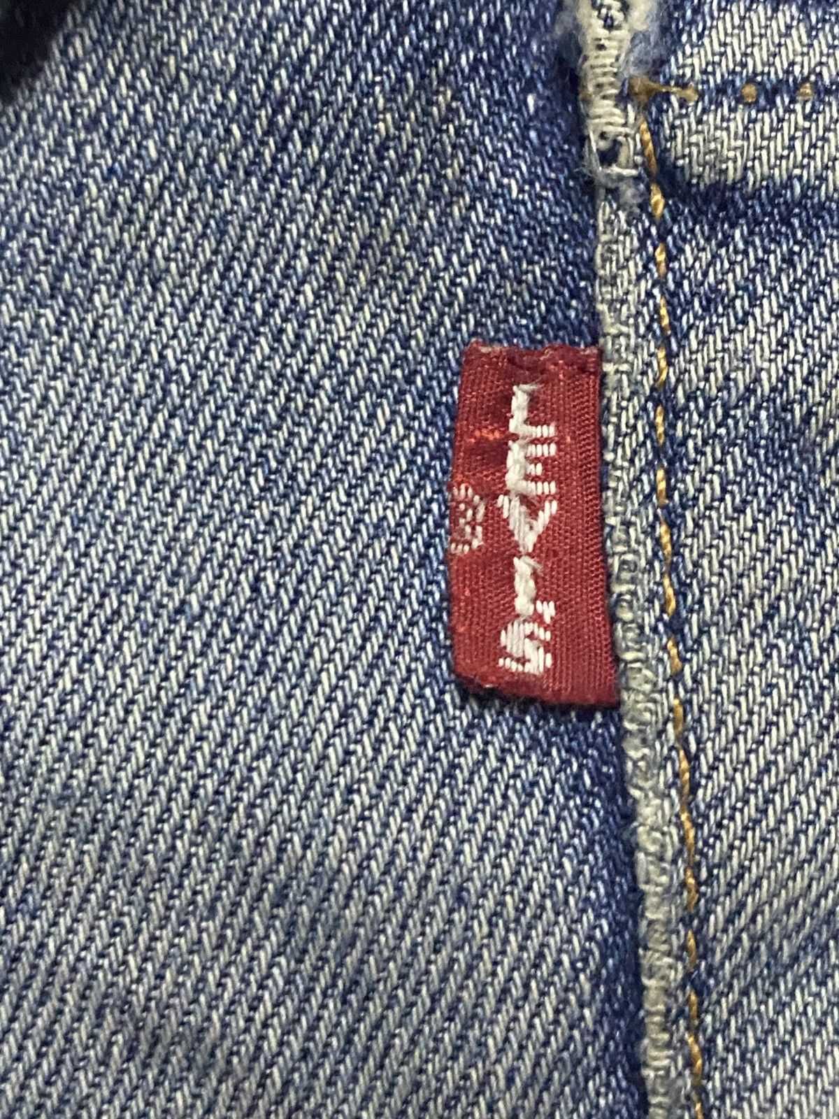 Levi's Vintage Levis 511 Big E Blue Wash Slim Fit Jeans Size US 30 / EU 46 - 10 Thumbnail
