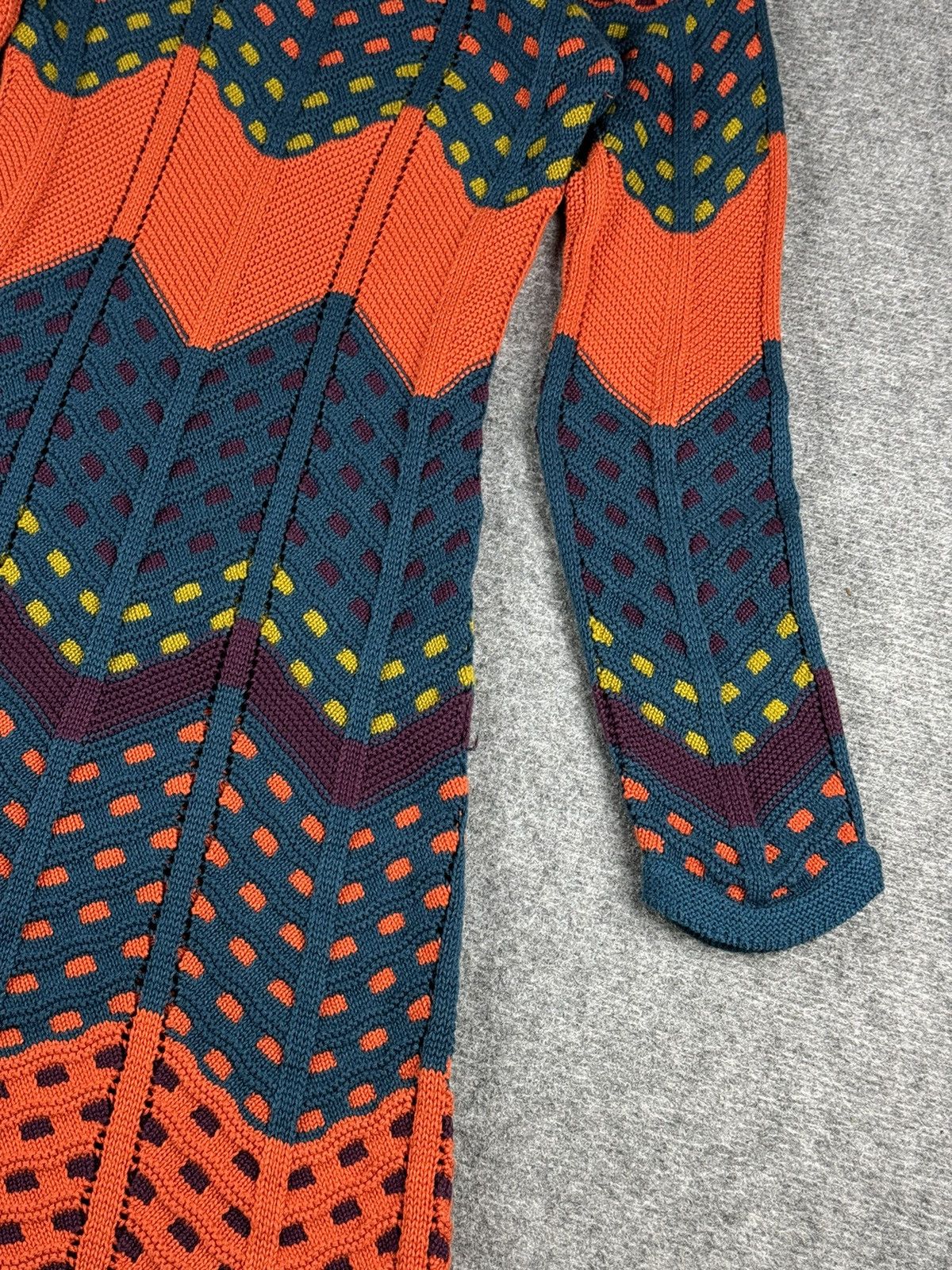 Japanese Brand Avant Garde archive multicolor knitted dress Size S / US 4 / IT 40 - 3 Thumbnail