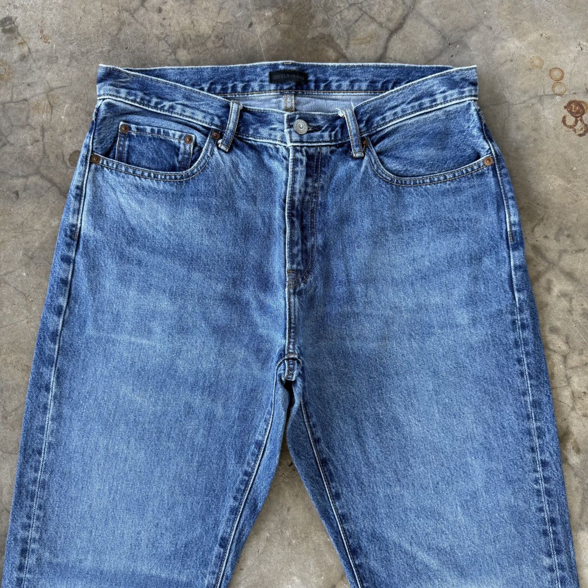 Japanese Brand W34 Vintage Japanese Denim Faded Jean Pants Size US 34 / EU 50 - 2 Thumbnail